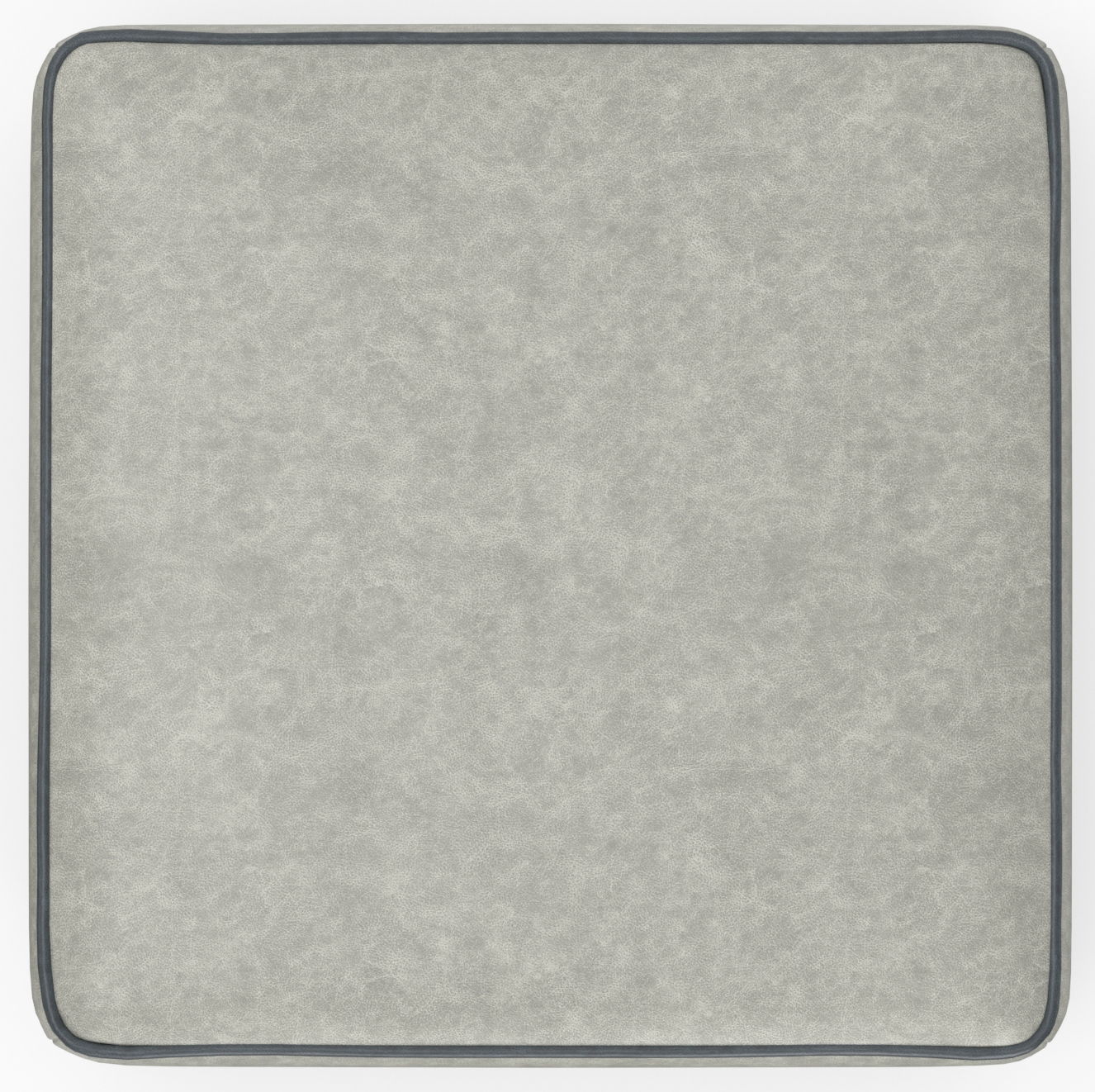 Nico - Castered Cocktail Ottoman - Silver