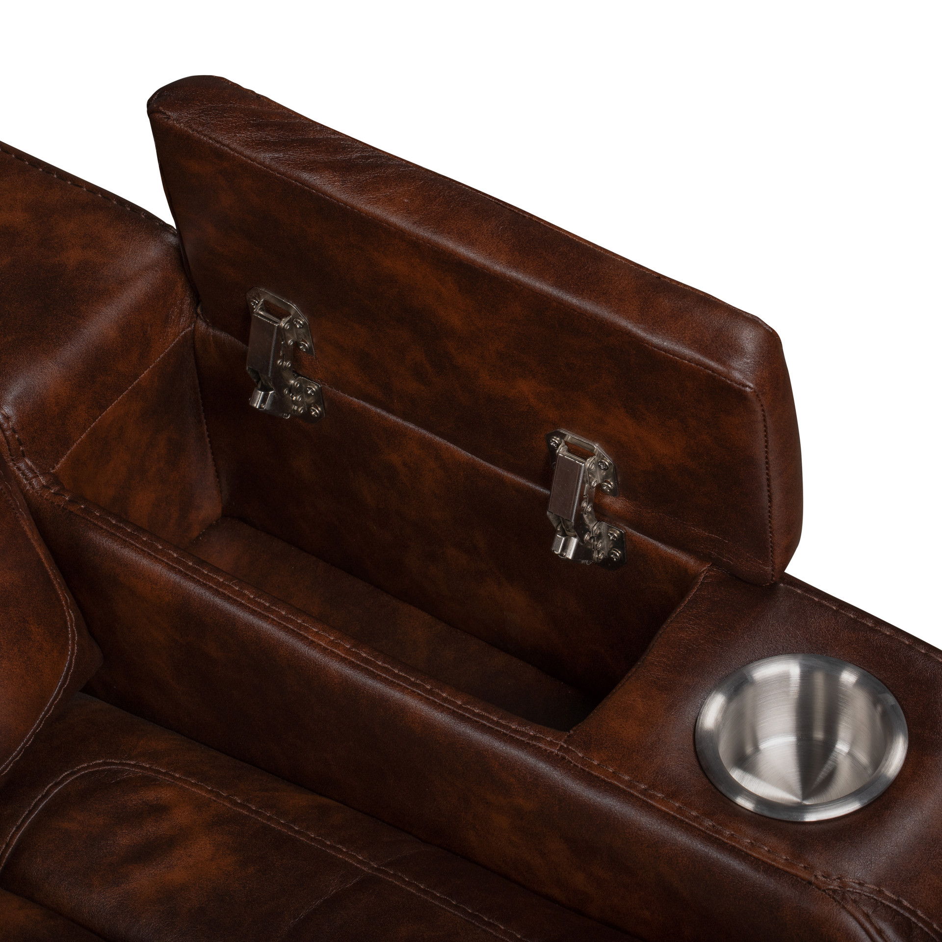 Chester - Glider Recliner - Brown, dark brown, view 5