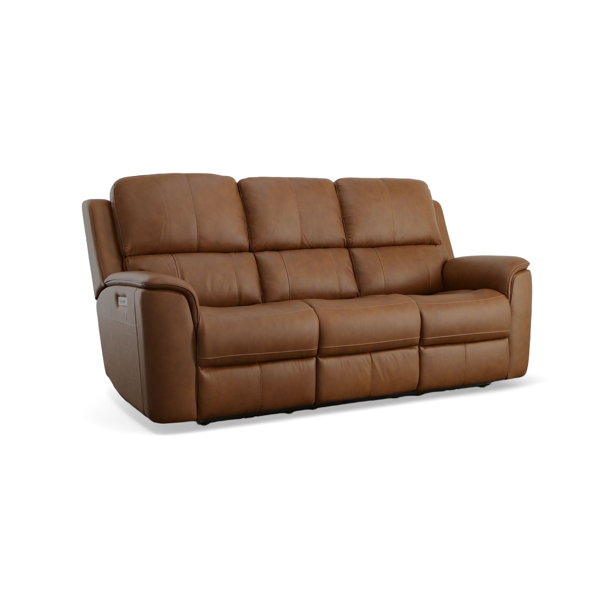 Henry - Power Reclining Sofa With Power Headrests & Lumbar - Caramel Image