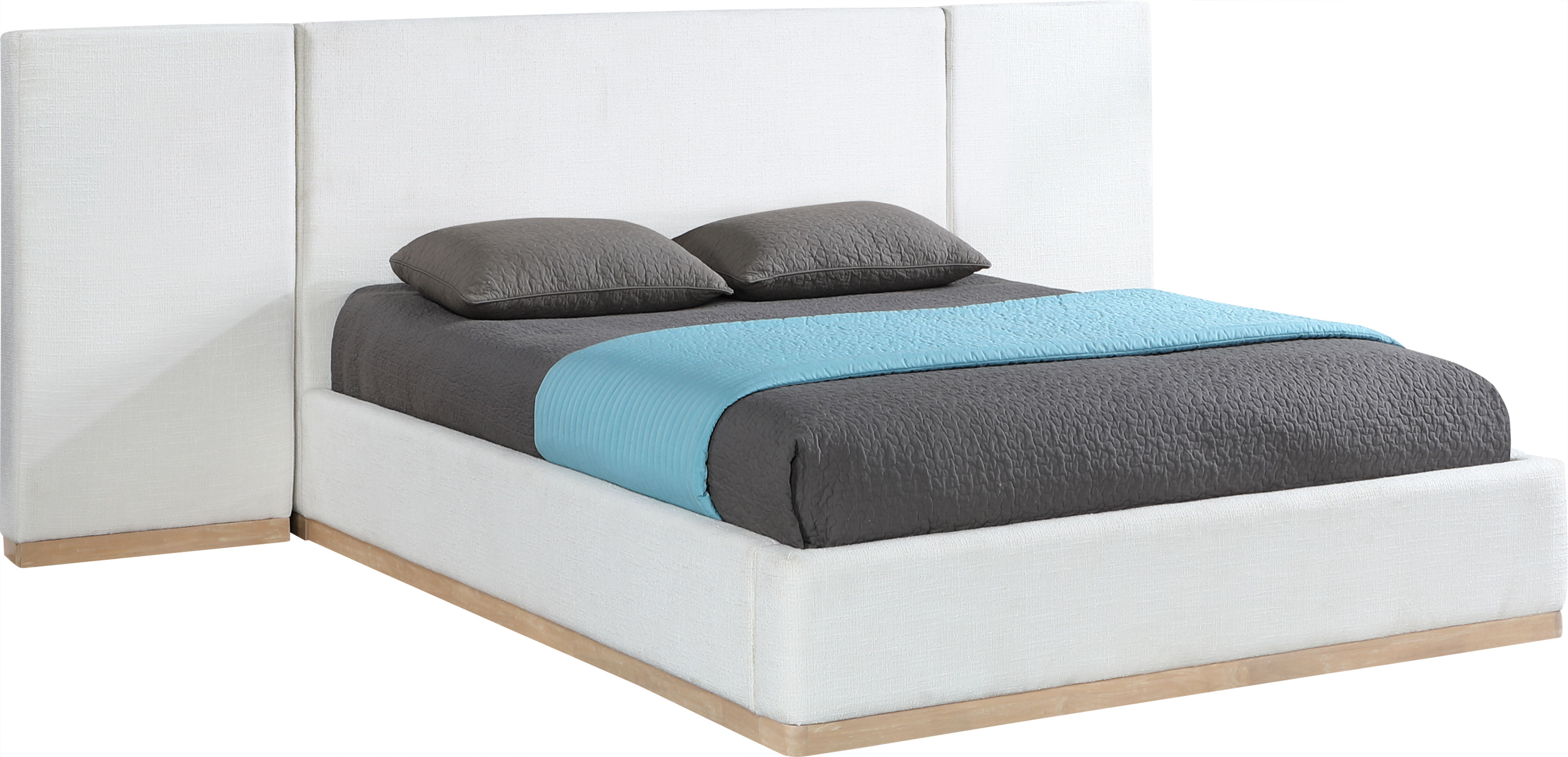 Bennet - Upholstered King Bed - Cream