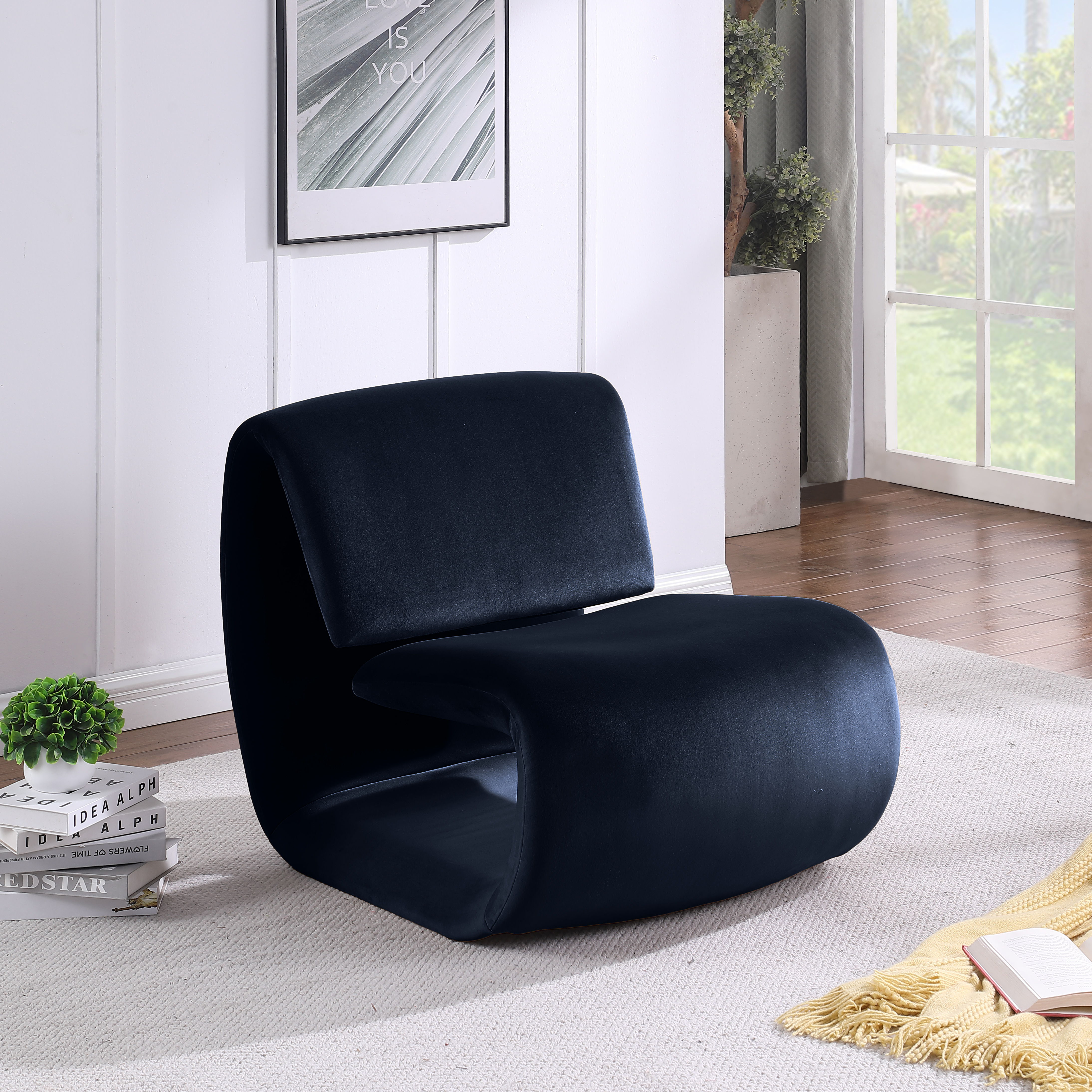 Nouveau - Accent Chair - Navy
