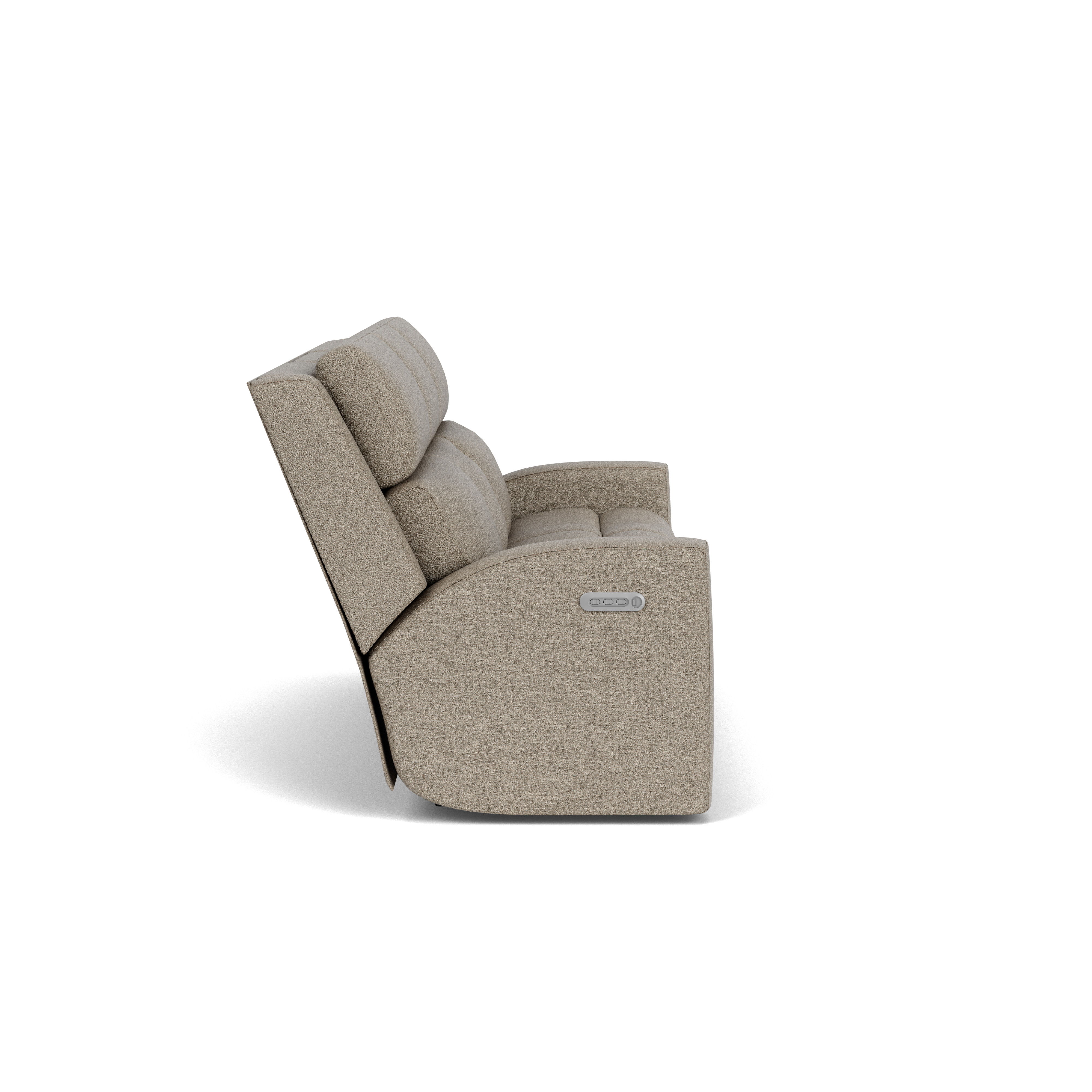 Score - Transitional Fabric Power Reclining Sofa With Power Headrests & Lumbar, blue, view 6