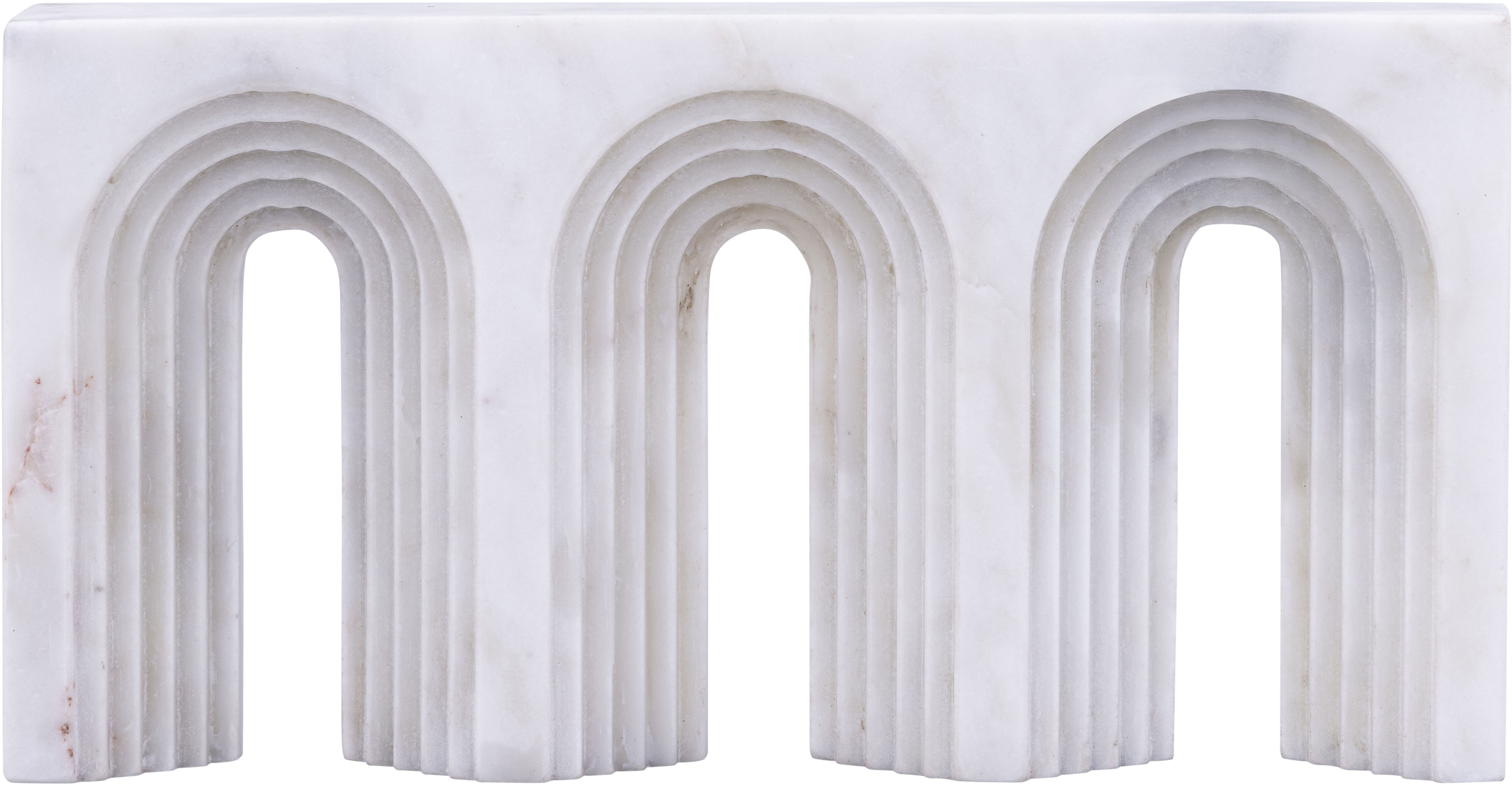 Curva - Marble Decorative Object - White