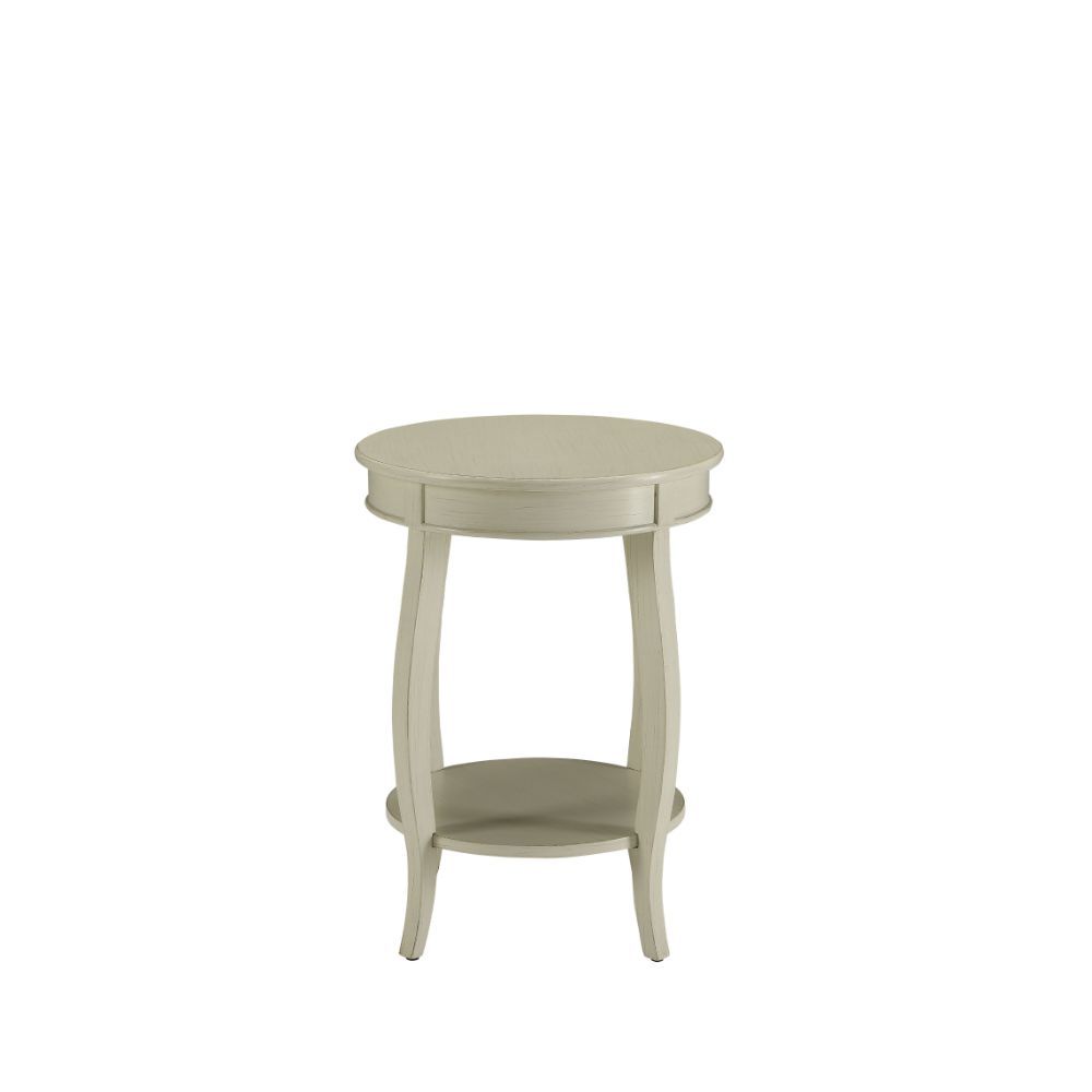 Aberta - Accent Table - Antique White, beige, view 2