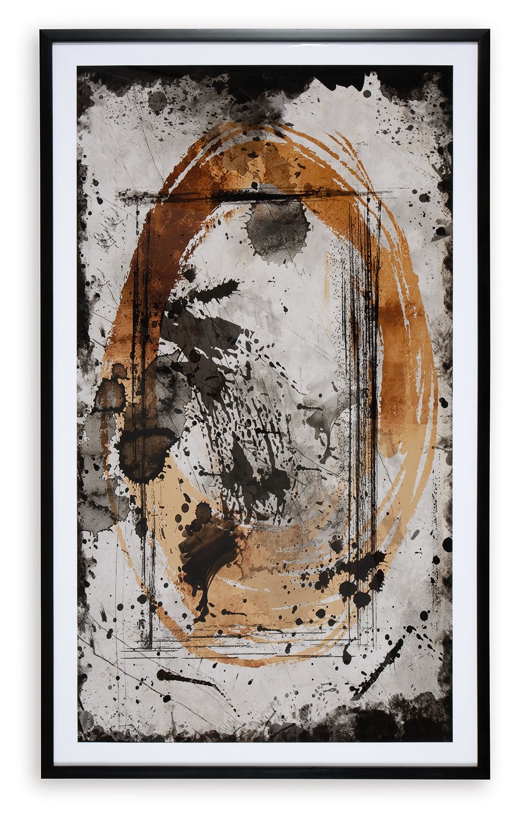 Ashley Furniture Clefting - Wall Art - Black / Caramel / Tan - Image 4