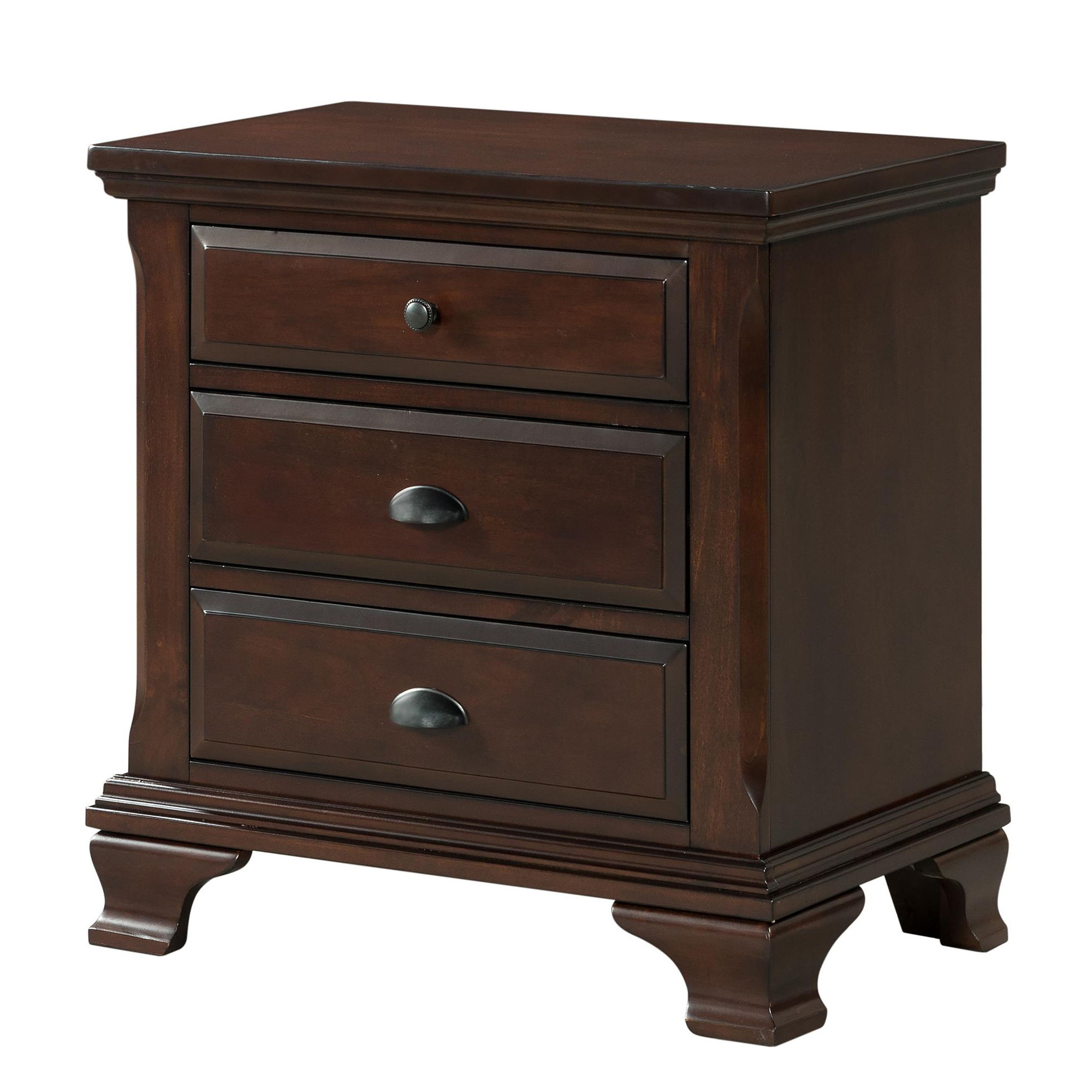 Canton - King Storage 4 Piece Bedroom Set - Cherry