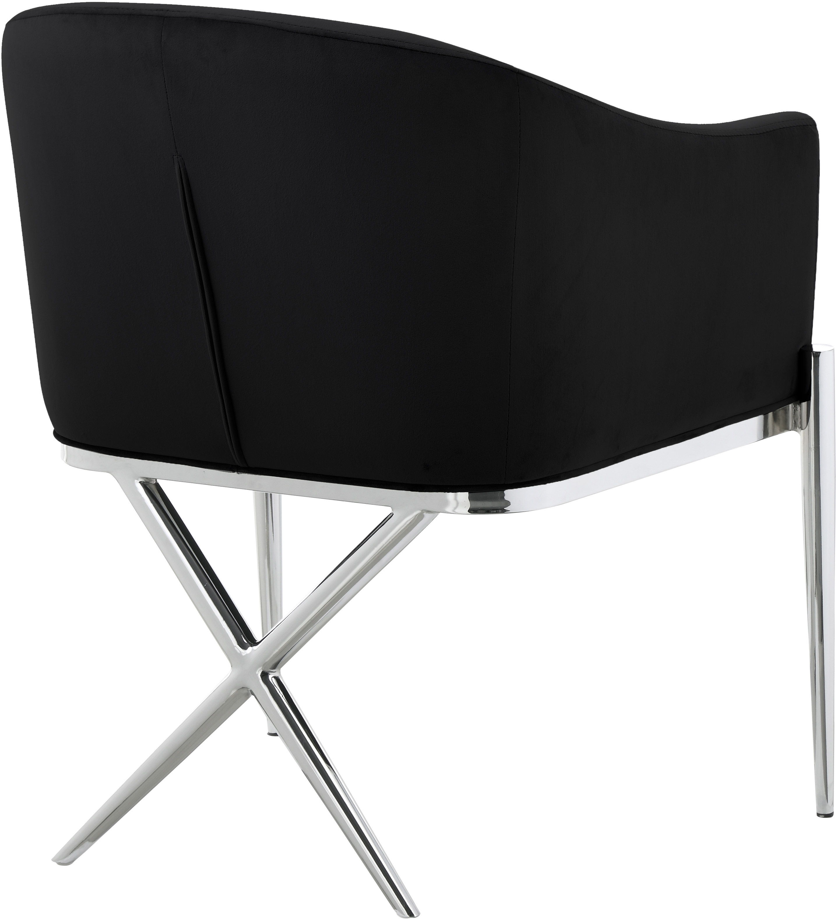 Xavier - Fabric Dining Chair - Black