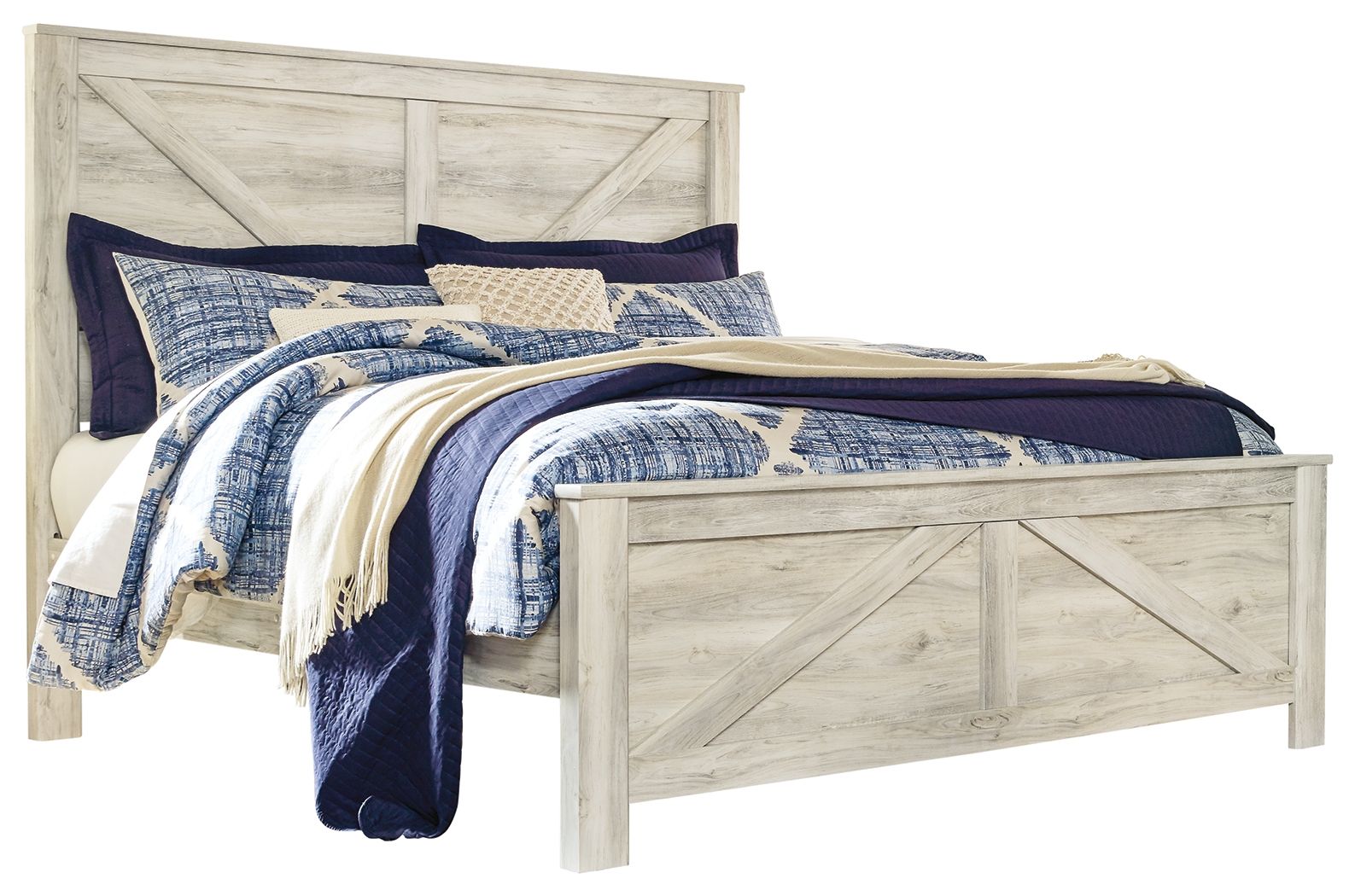 King Crossbuck Panel Bed