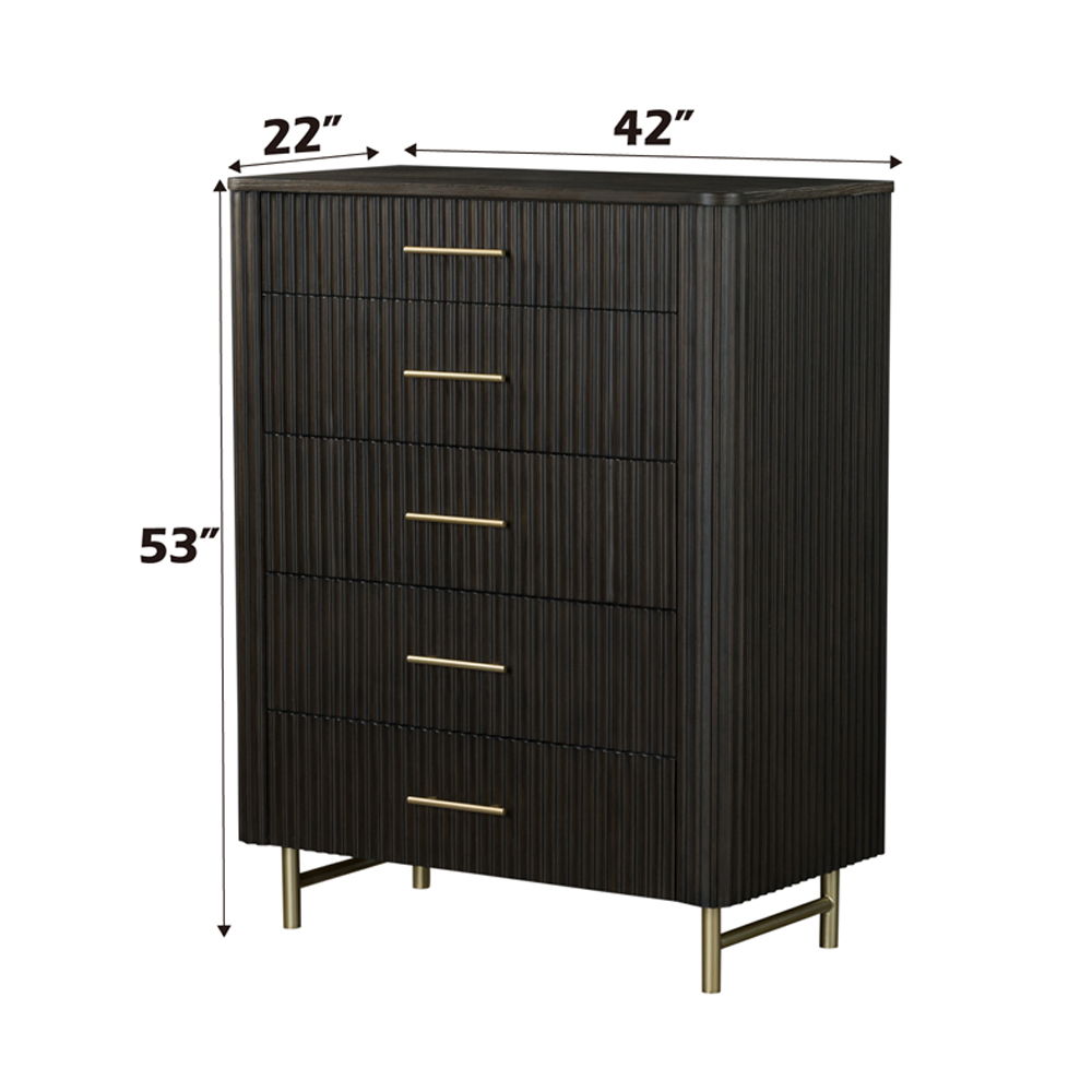 Clayten - Chest - Espresso, dark brown, view 4