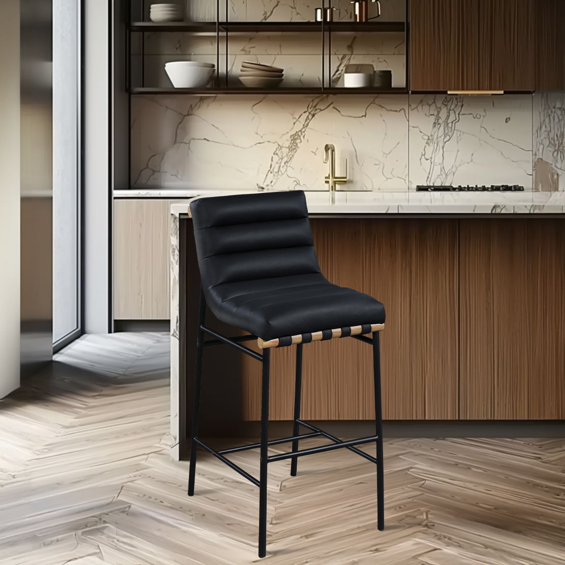 Burke - Bar Stool - Black