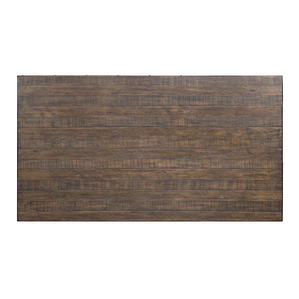 Raphaela - Dining Table - Weathered Cherry, dark brown, view 4