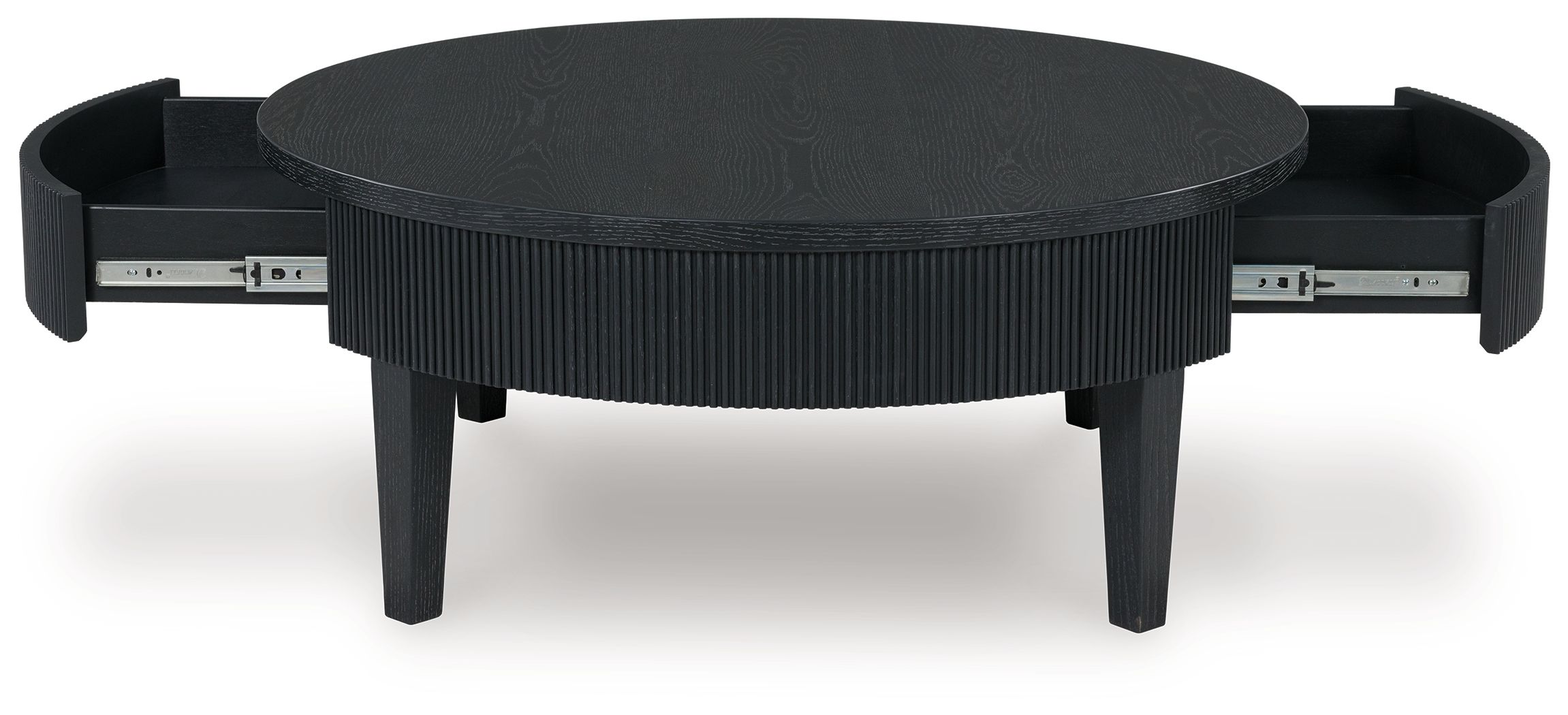 Ashley Furniture Marstream - Round Cocktail Table - Black - Image 5