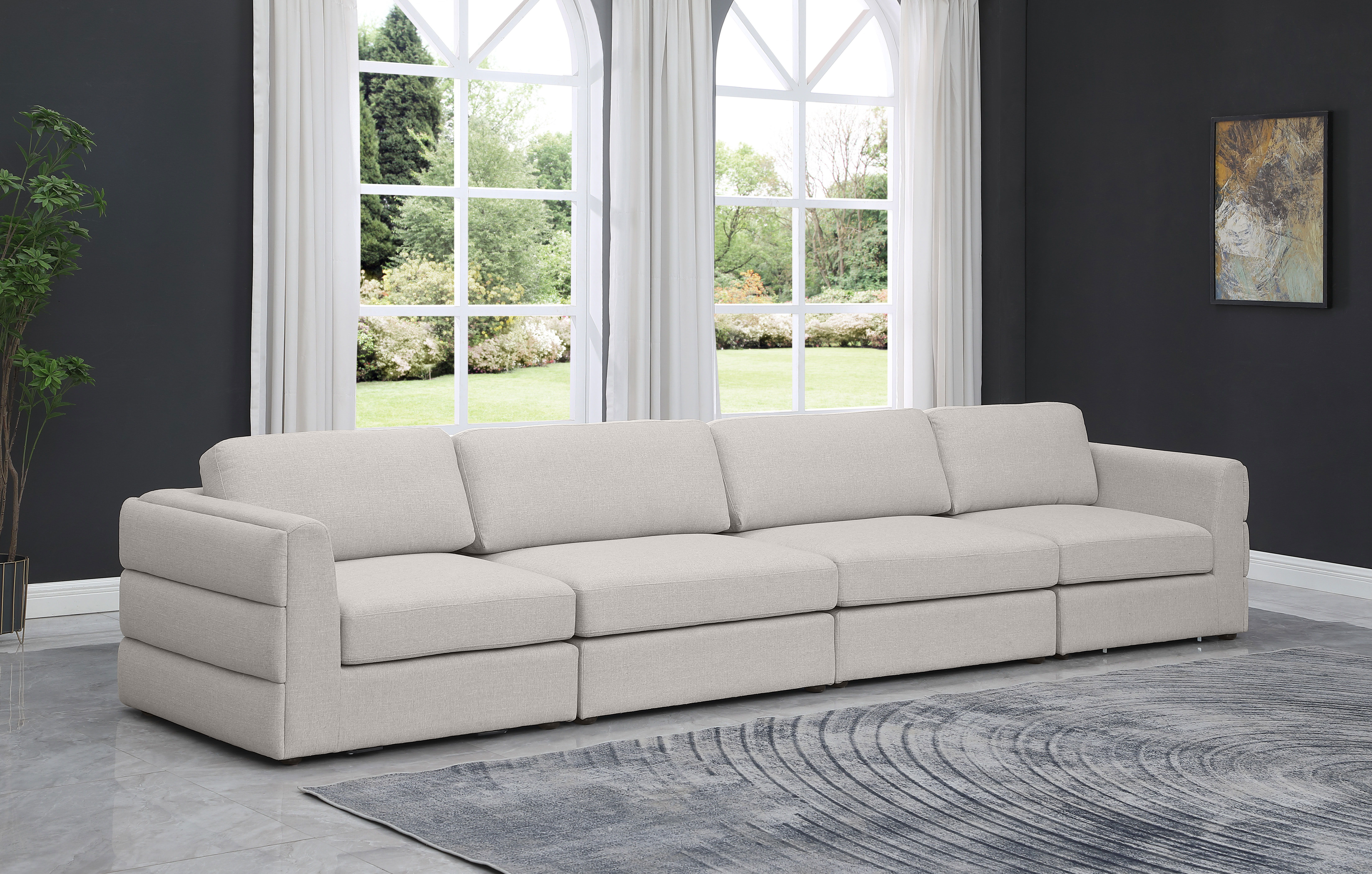 Beckham - Modular 4 Piece Sofa - Beige
