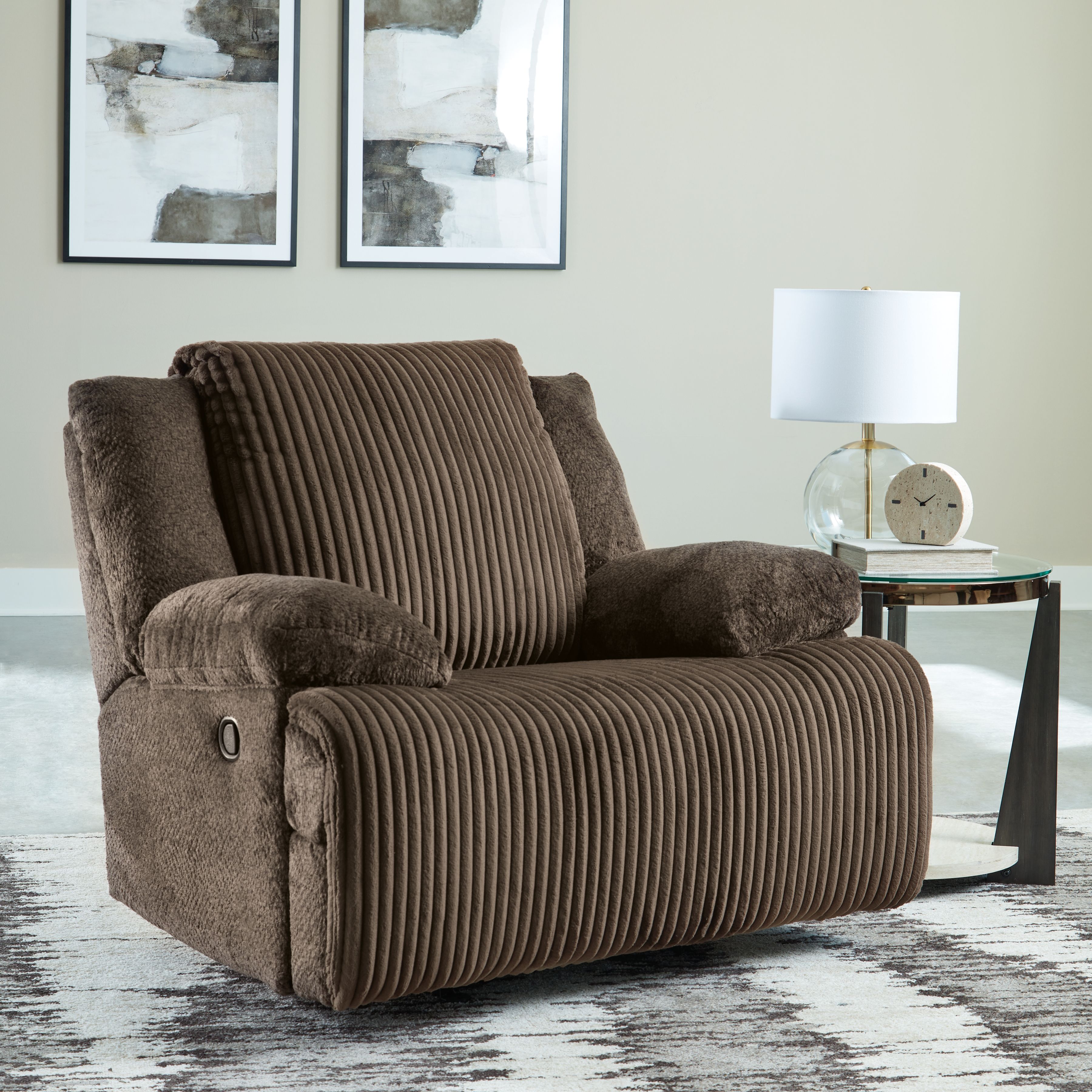 Ashley Furniture Top Tier - Rocker Recliner - Chocolate - Image 2