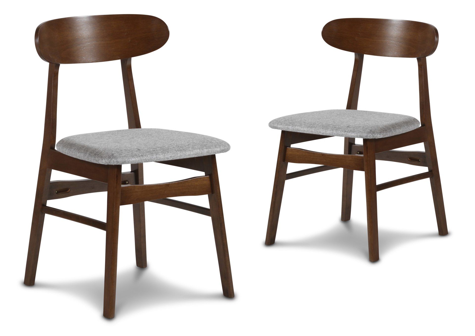 Morocco - Dining Chair With Gray Seat Cushion (Set of 2) - Light Gray