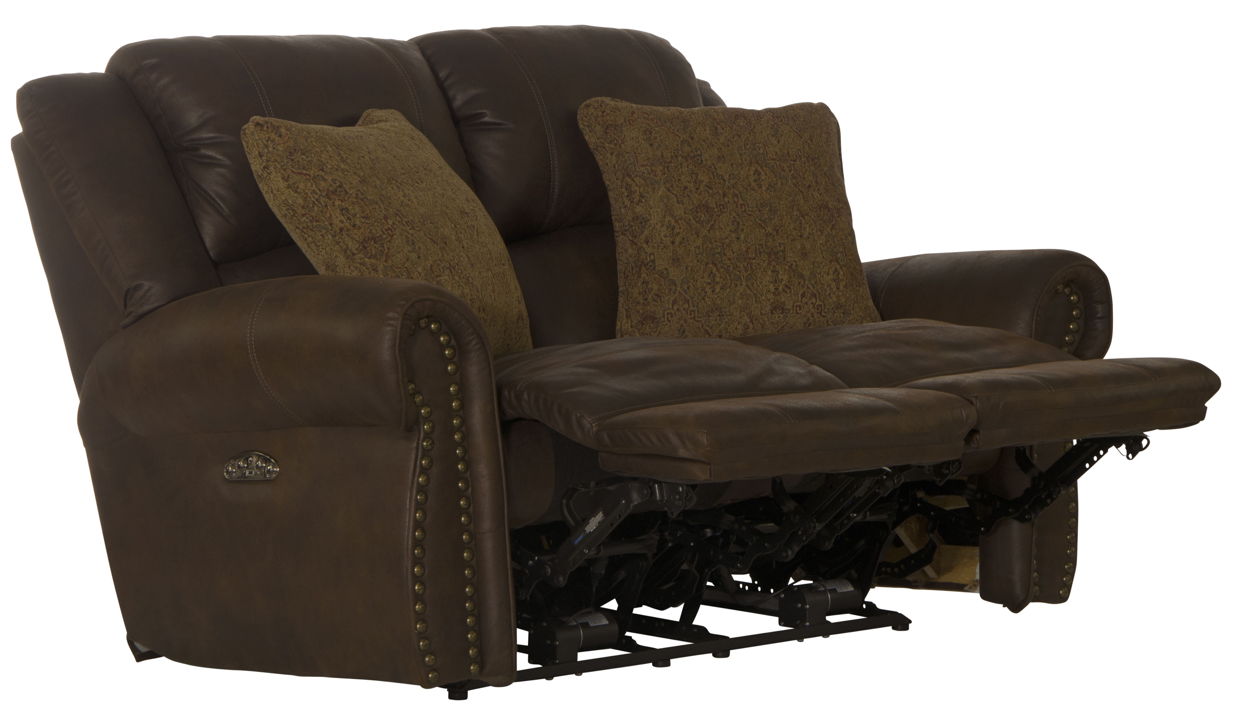 Pickett - Power Reclining Loveseat With Power Adjustable Headrest - Walnut