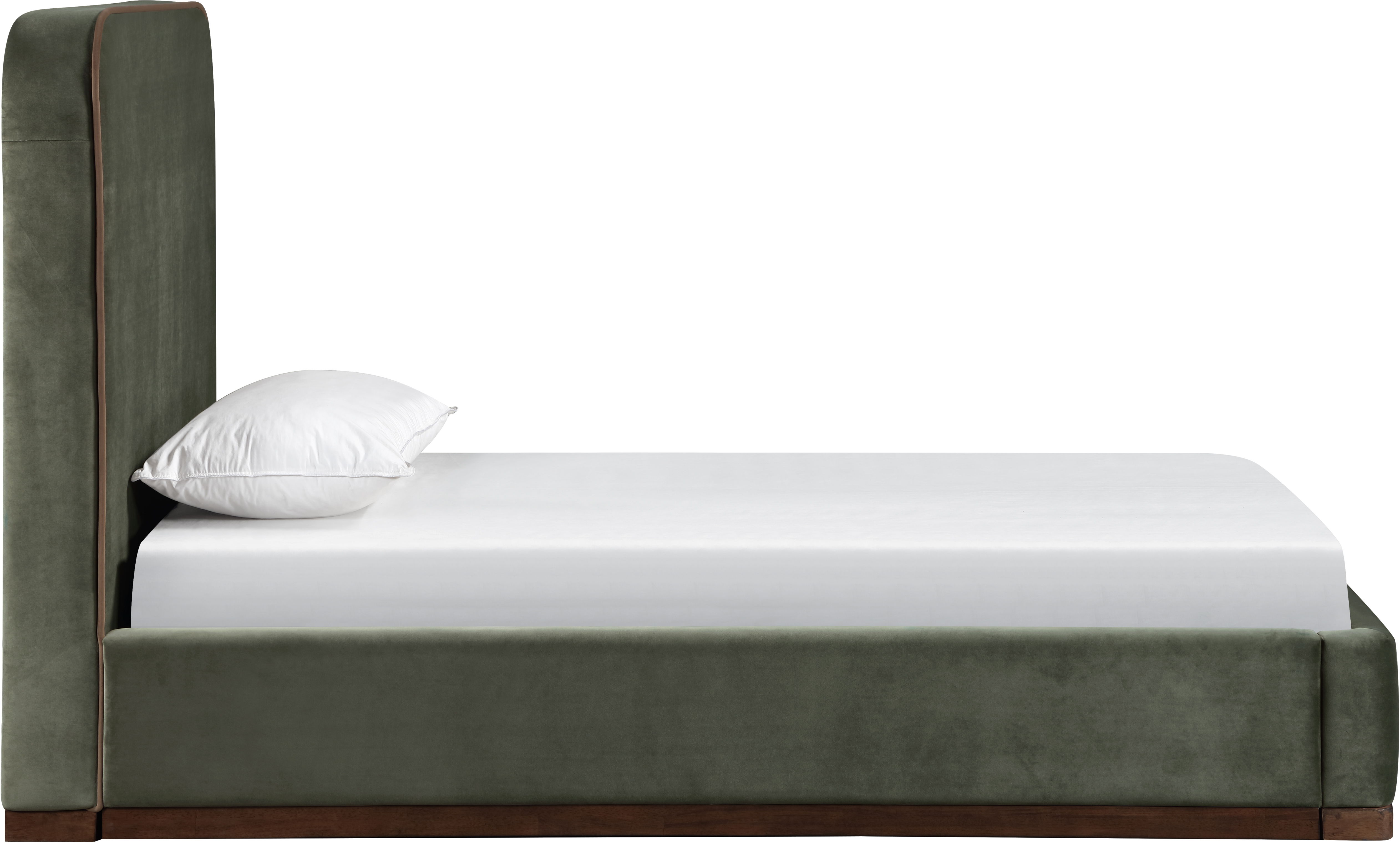 Rava - Twin Bed - Green / Brown
