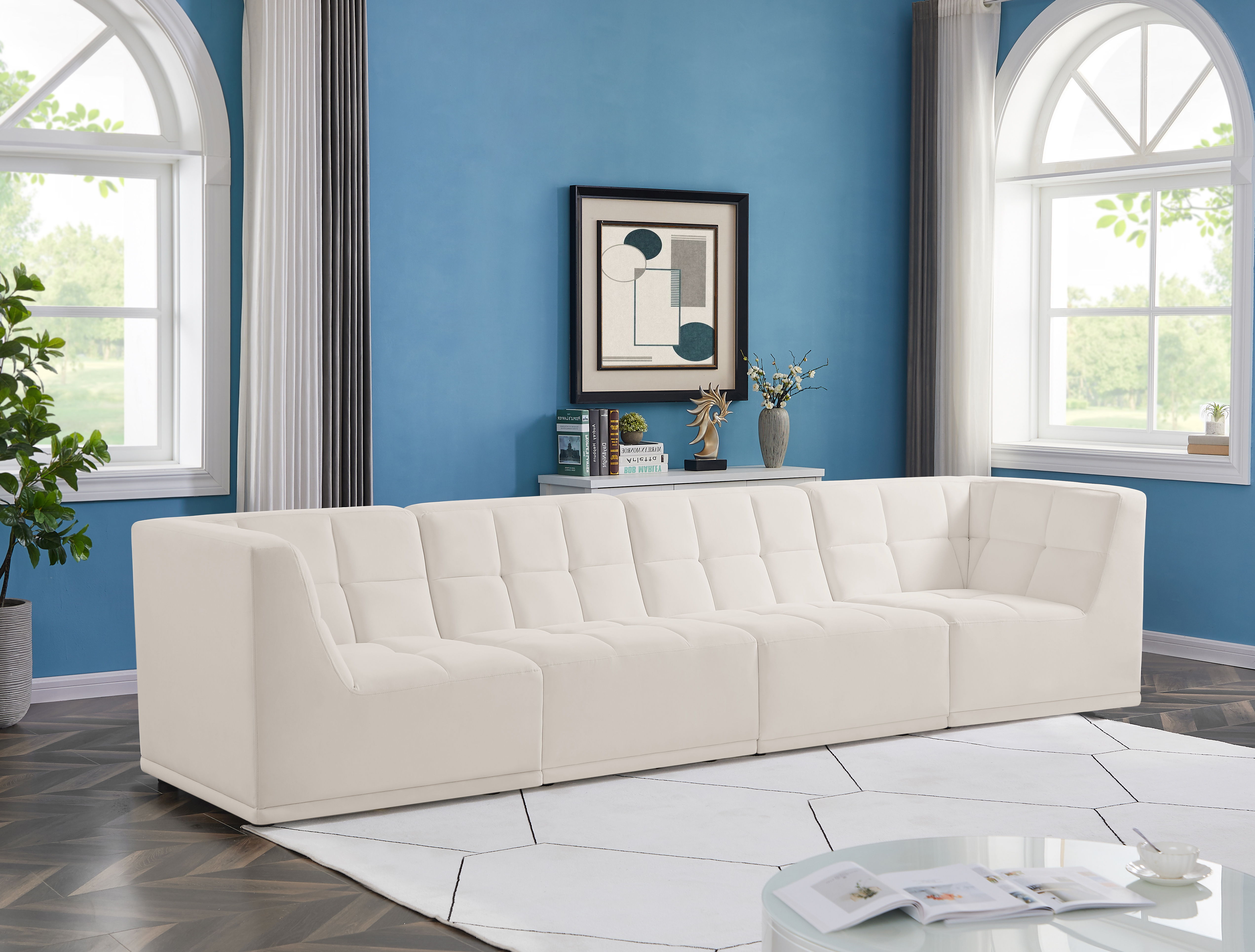 Relax - 4 Piece Modular Sofa - Cream