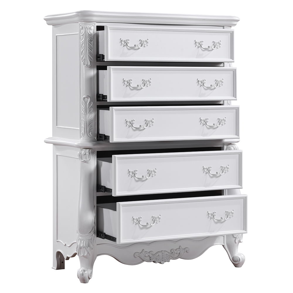 Latisha - Chest - White, dark brown, view 3