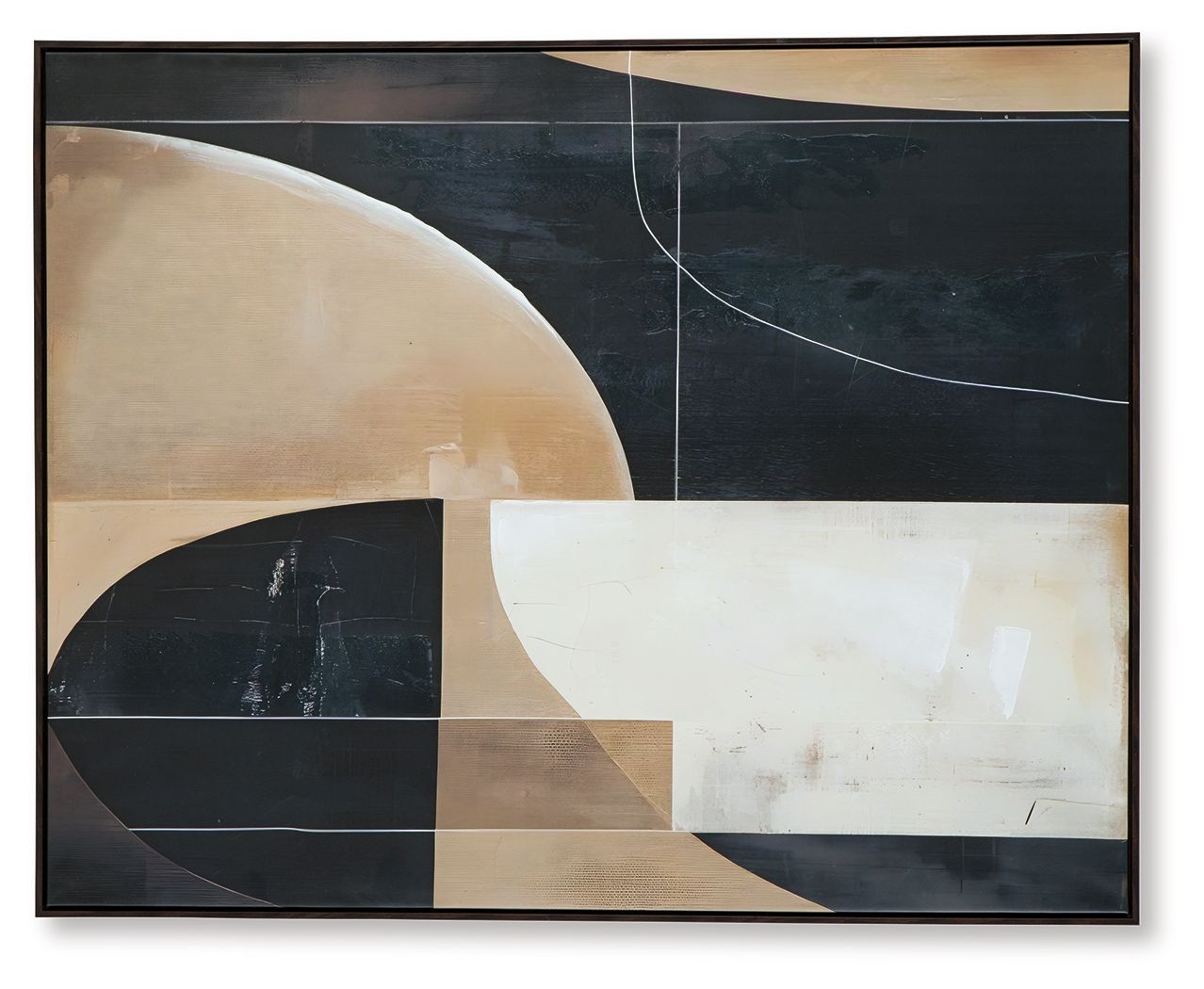 Ashley Furniture Ewanford - Wall Art - Black / Brown / Tan - Image 5