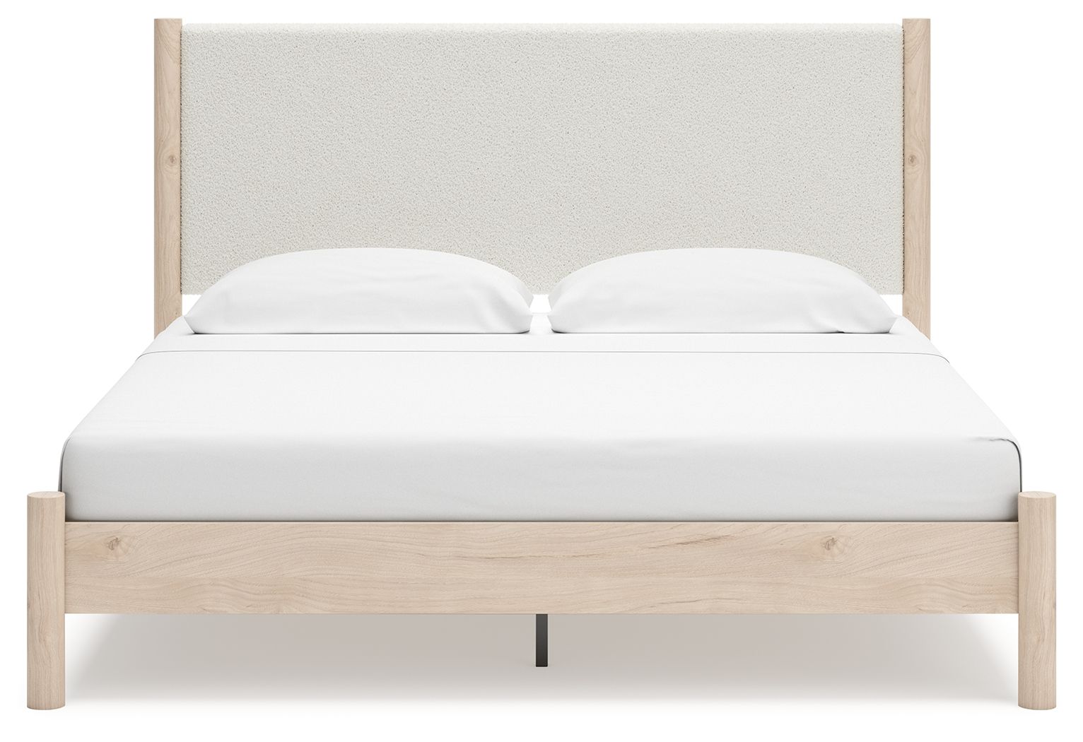 Ashley Furniture Cadmori - 6 Pc. - Dresser, Mirror, Chest, King Upholstered Panel Bed - Two-tone - Image 12