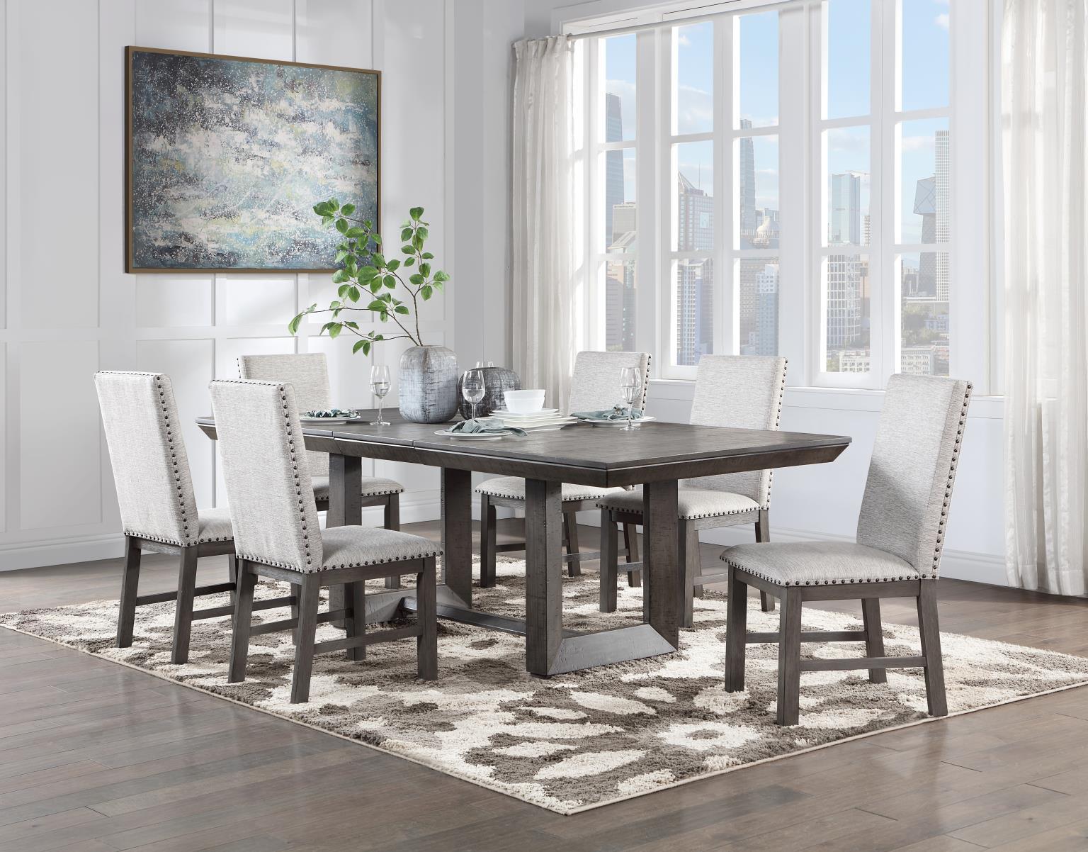 7 Pc · Table, 6 Chairs