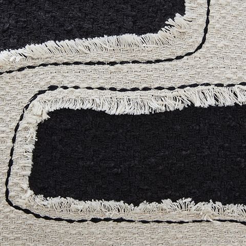 Veerbank - Pillow (Set of 4) - Black / Beige, black, view 5