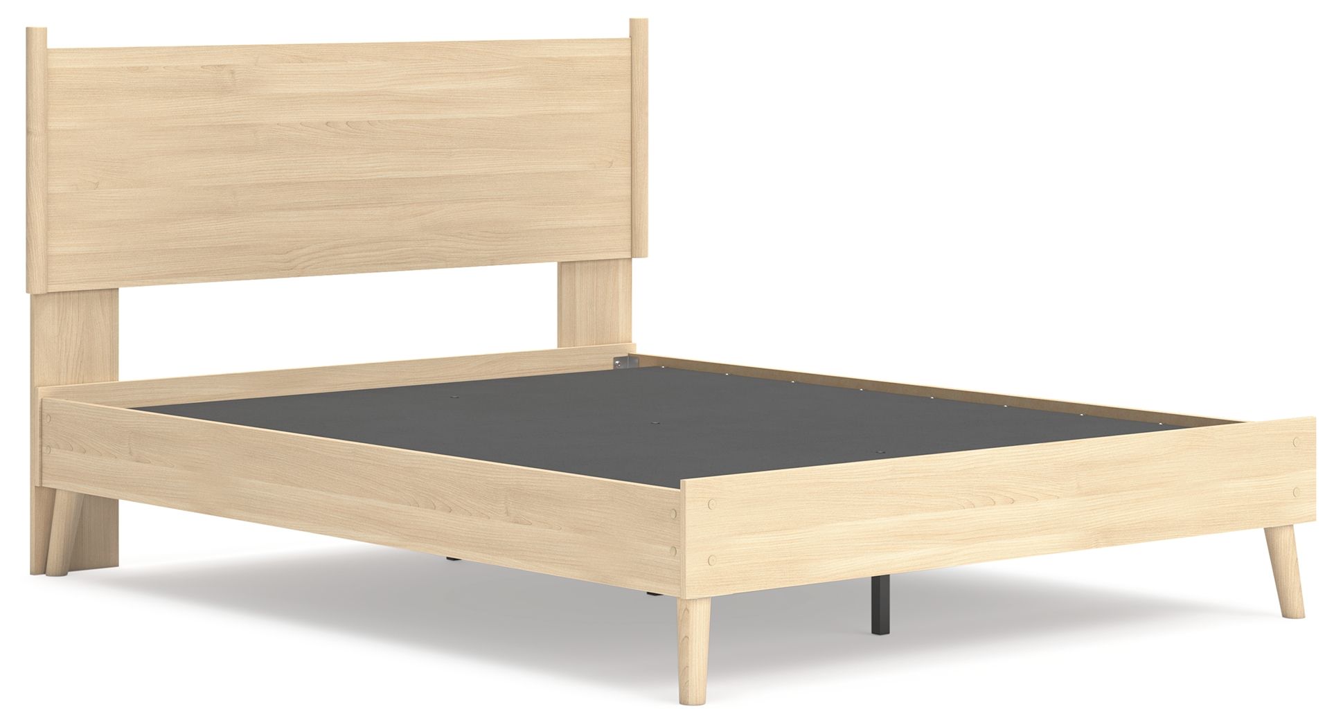 Cabinella - Queen Platform Panel Bed - Tan