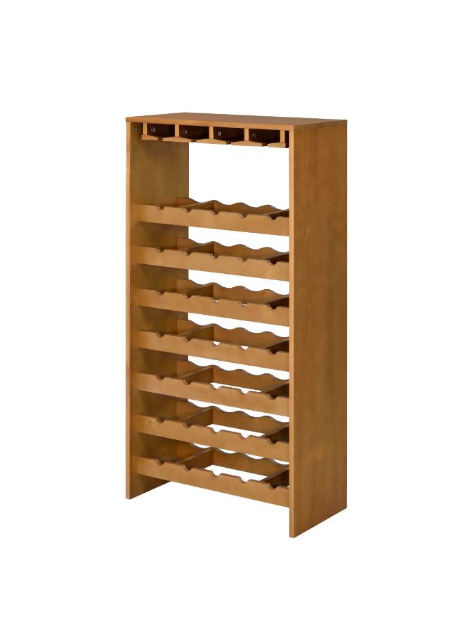 Hanzi - Wine Rack - Oak, light brown