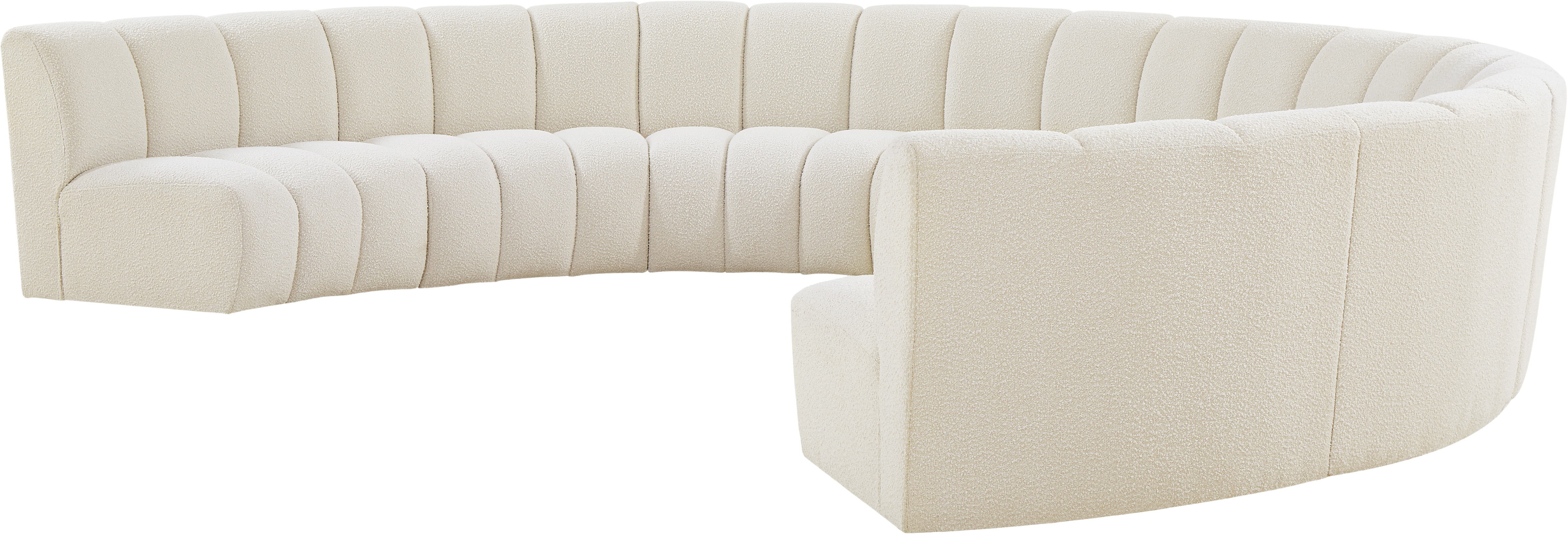 Infinity - 8 Piece Modular Sectional - Cream