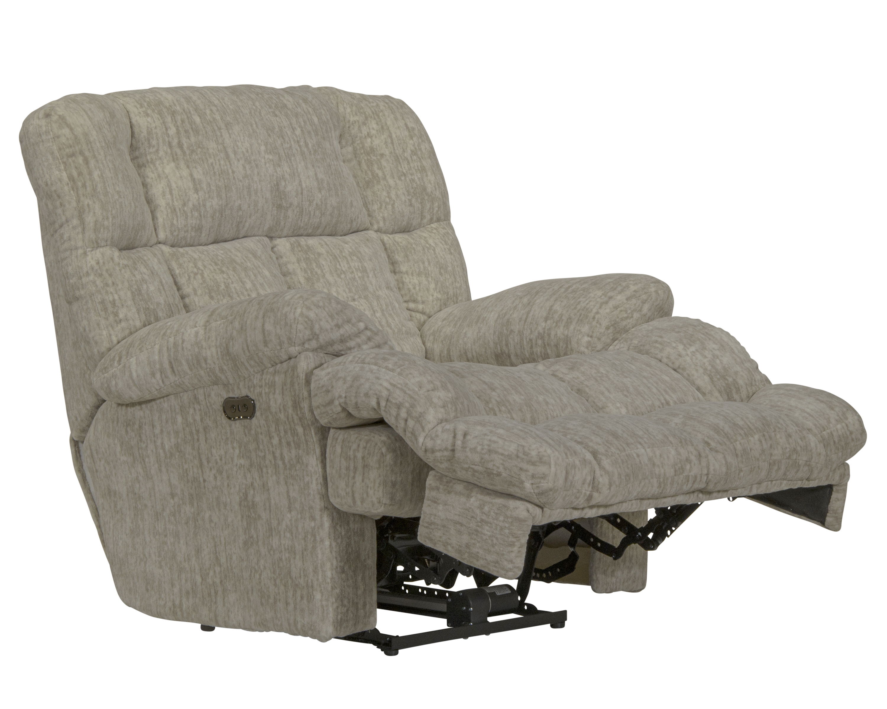 Cirrus - Power Lay Flat Chaise Recliner - Parchment