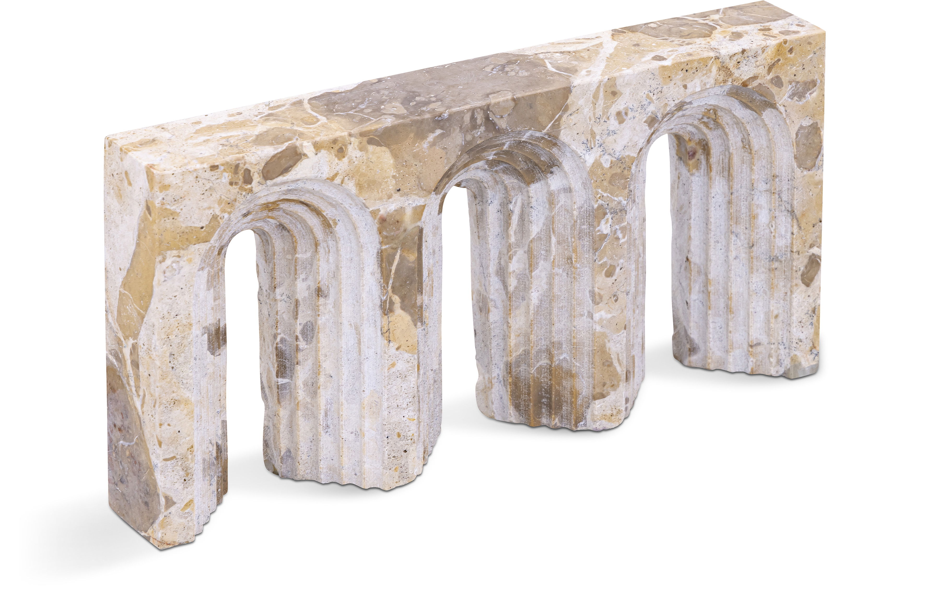 Curva - Marble Decorative Object - Beige