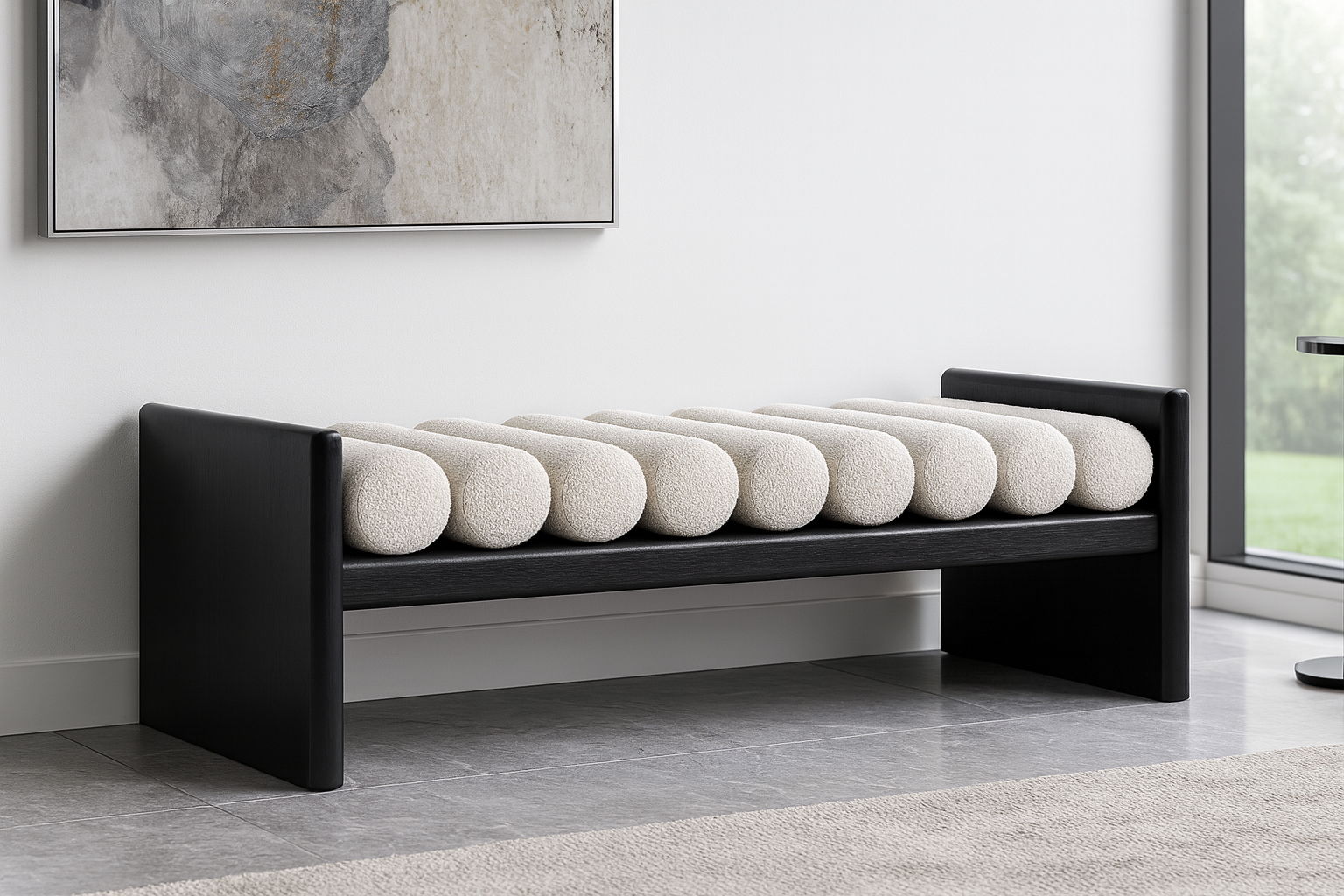 Waverly - Bench - Cream
