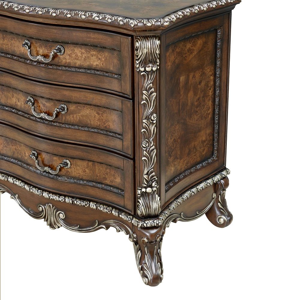 Devany - Nightstand - Cherry, dark brown, view 5