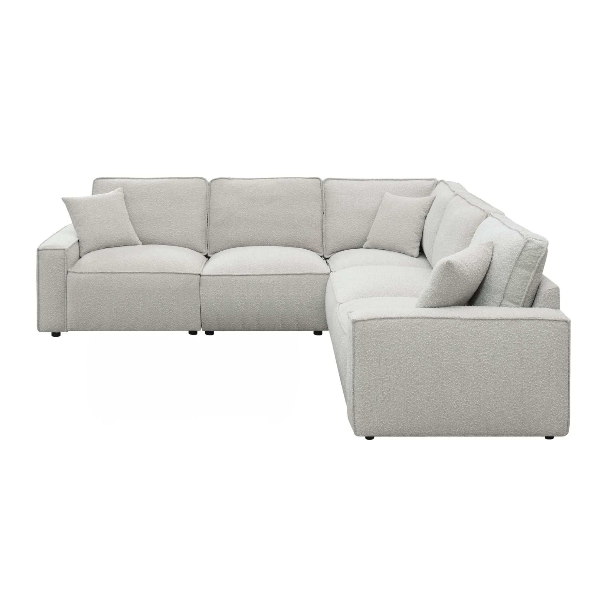 Normandy - 5 Piece Power Motion Sectional Set - Culp Bloke Cotton