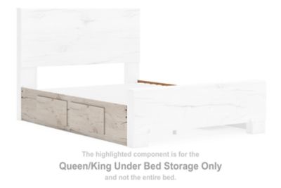 Lawroy – Queen/King Under Bed Storage – Light Natural