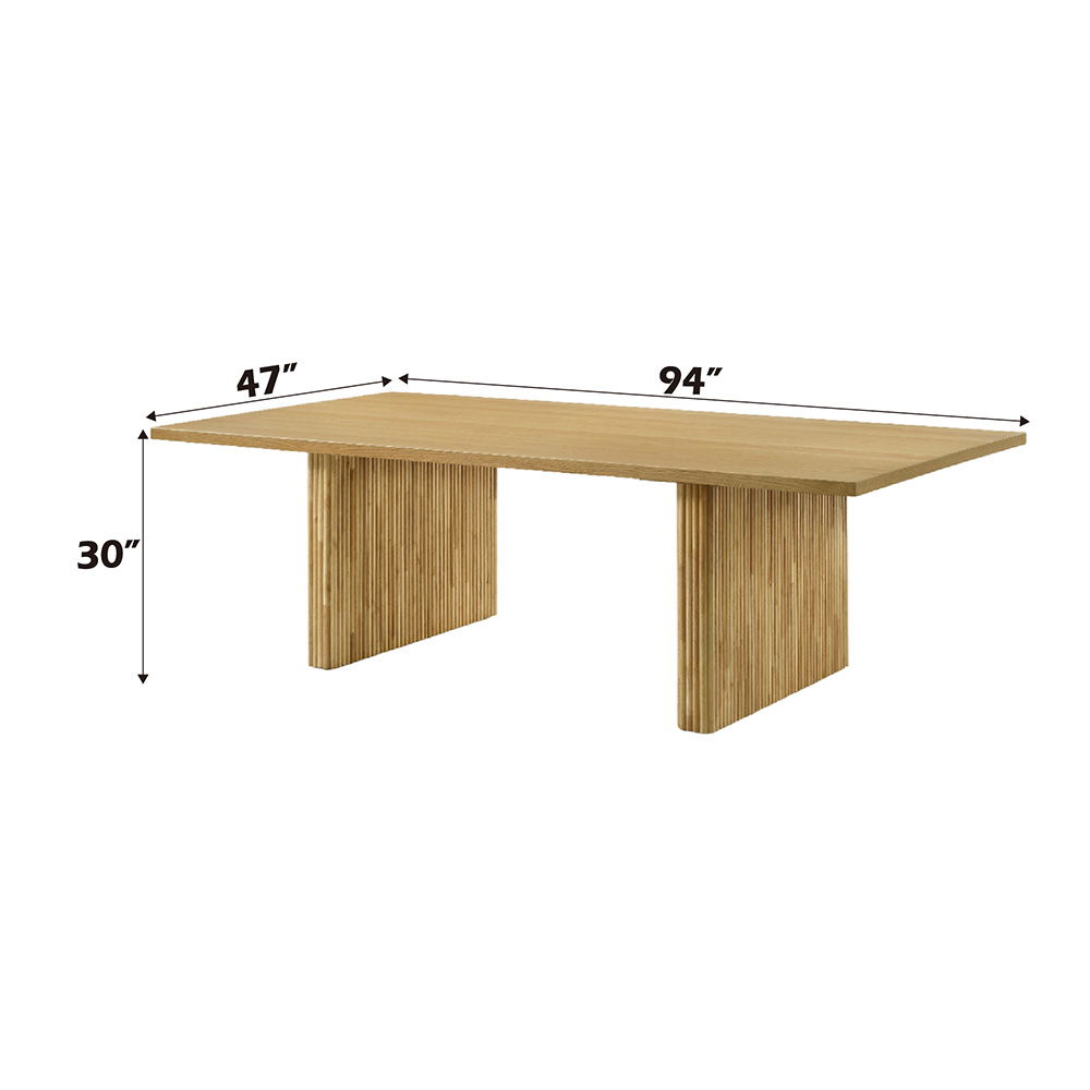 Einar - Dining Table - Natural, light brown, view 6
