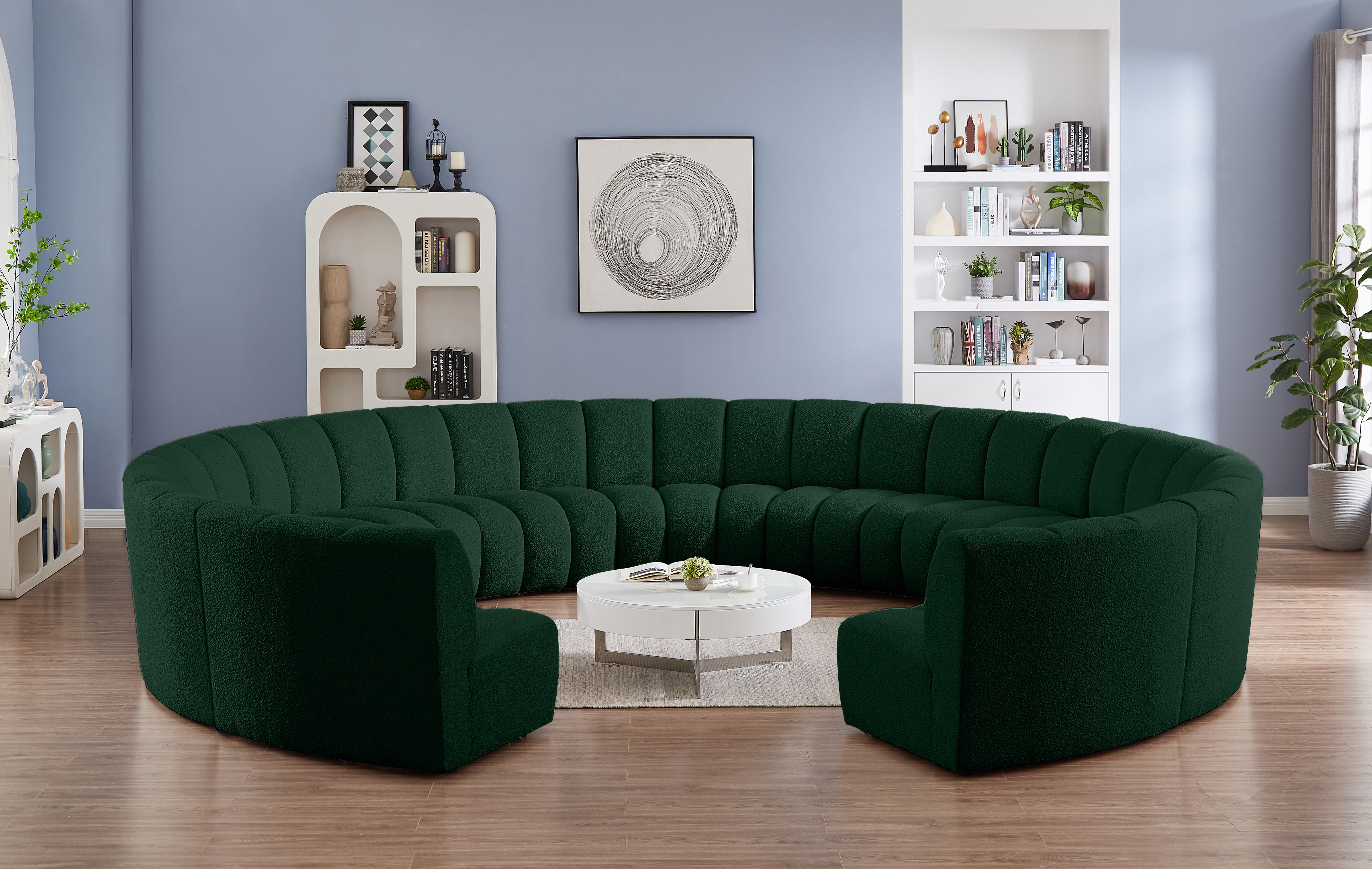 Infinity - 11 Piece Modular Sectional - Green