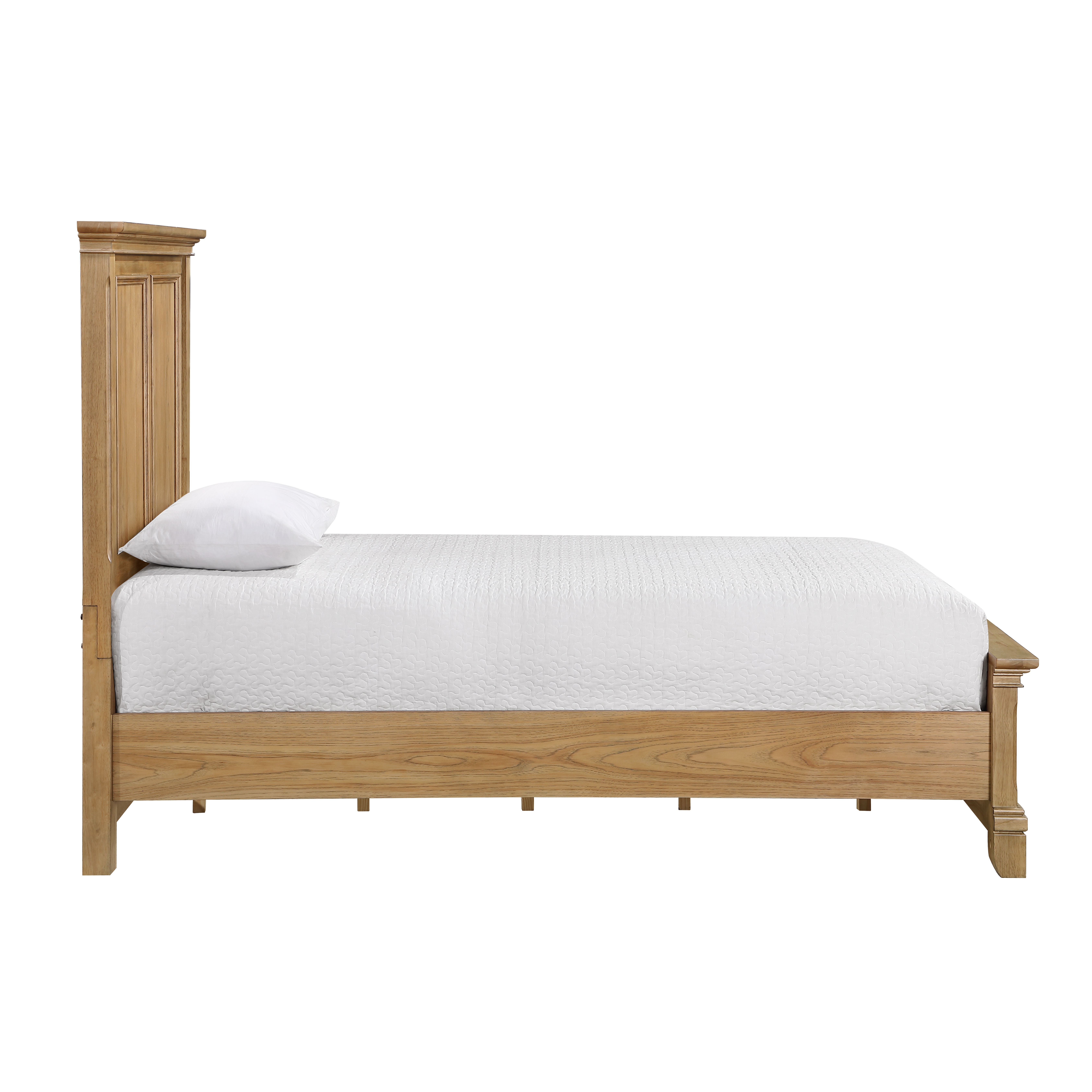 Sunstone - 3/3 Twin Panel Bed - Natural