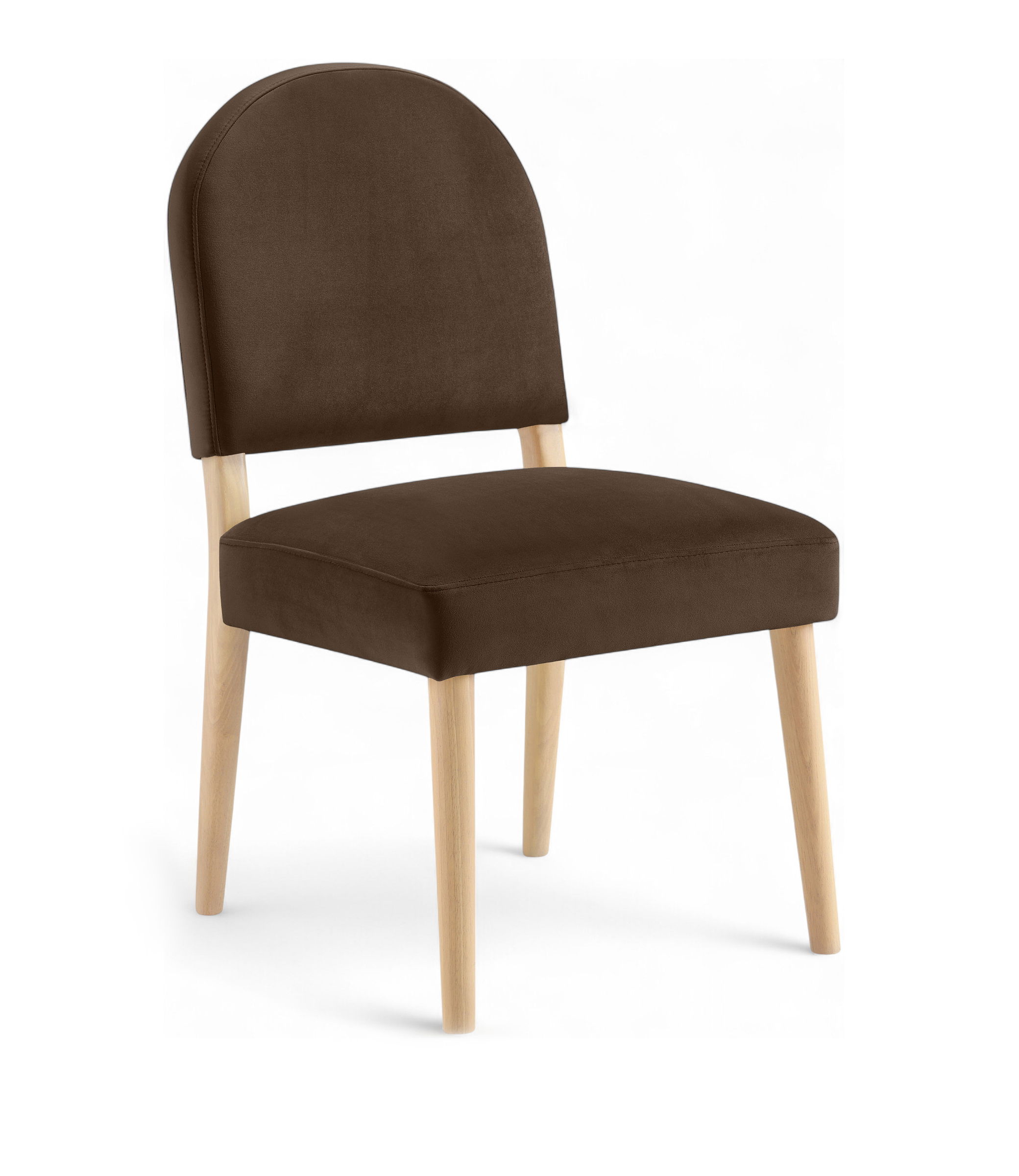 Varinelle - Velvet Upholstered Dining Chair (Set of 2) - Brown