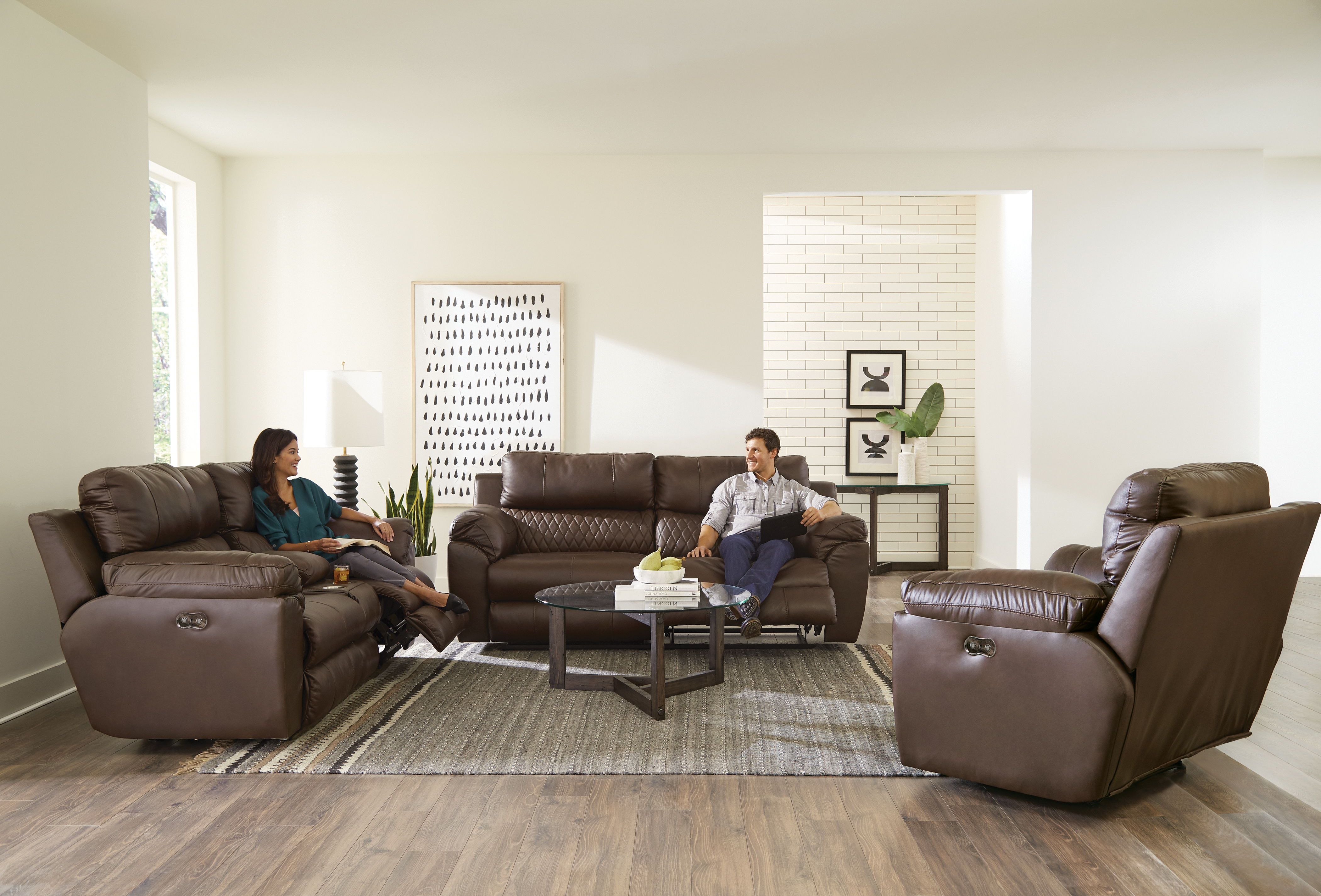 Power Reclining Console Loveseat