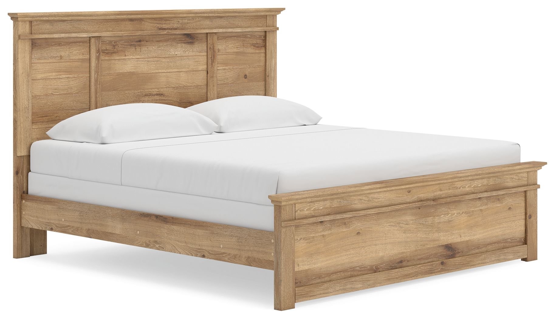 Makidern - King Panel Bed - Tan