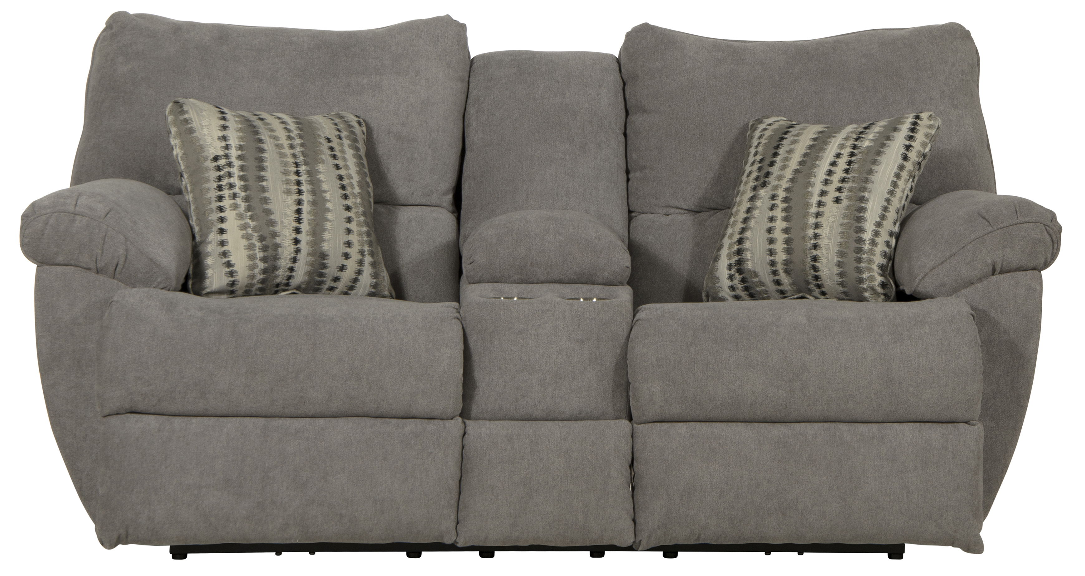 Sadler - Power Lay Flat Reclining Console Loveseat - Mica