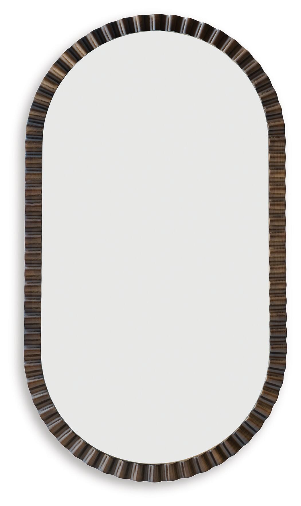 Clorington – Accent Mirror – Dark Brown