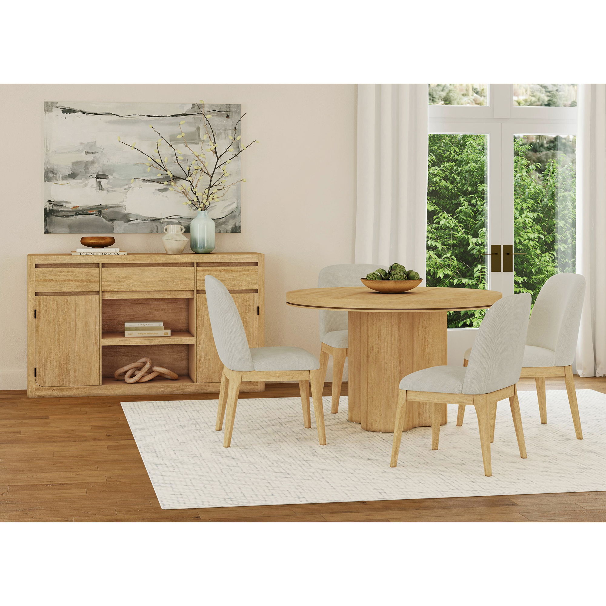 Rosalie - Round Dining Table - Natural