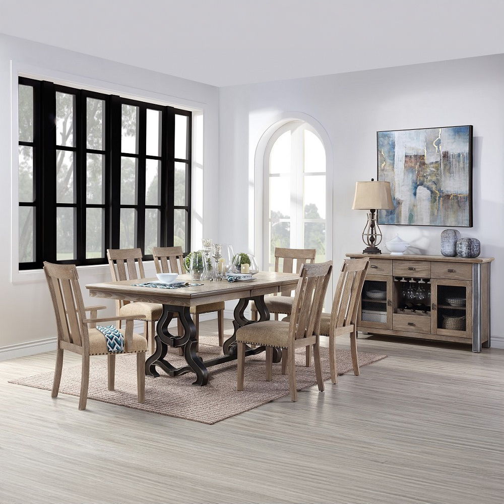 Nathaniel - Dining Table - Maple, beige