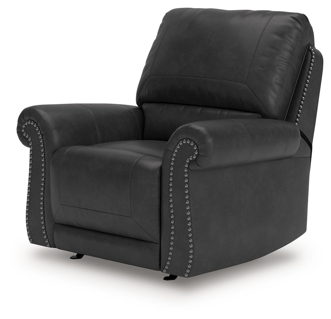Ashley Furniture Chasemore - Swivel Glider Recliner - Granite - Image 5