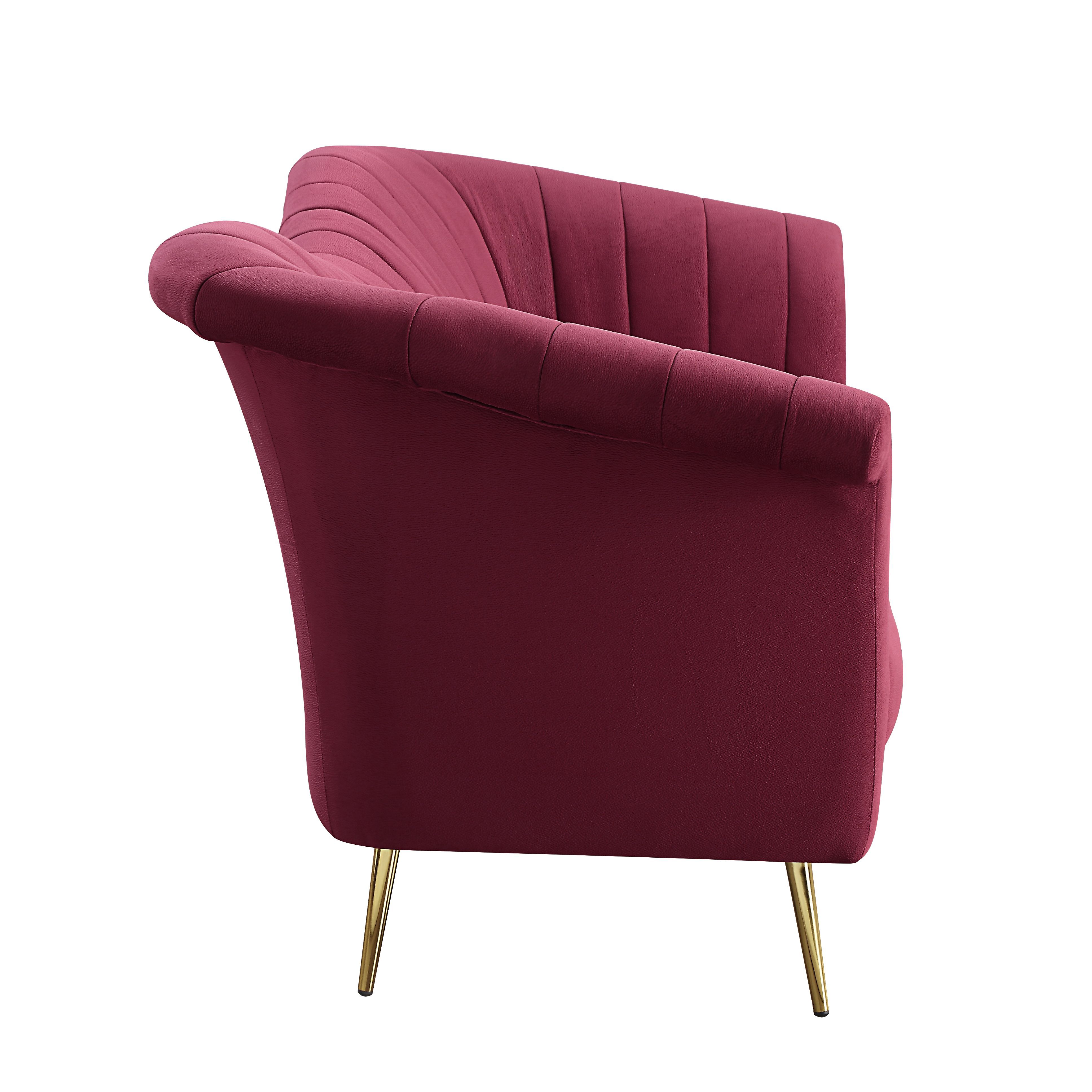 Callista - Sofa - Red Velvet, red, view 6