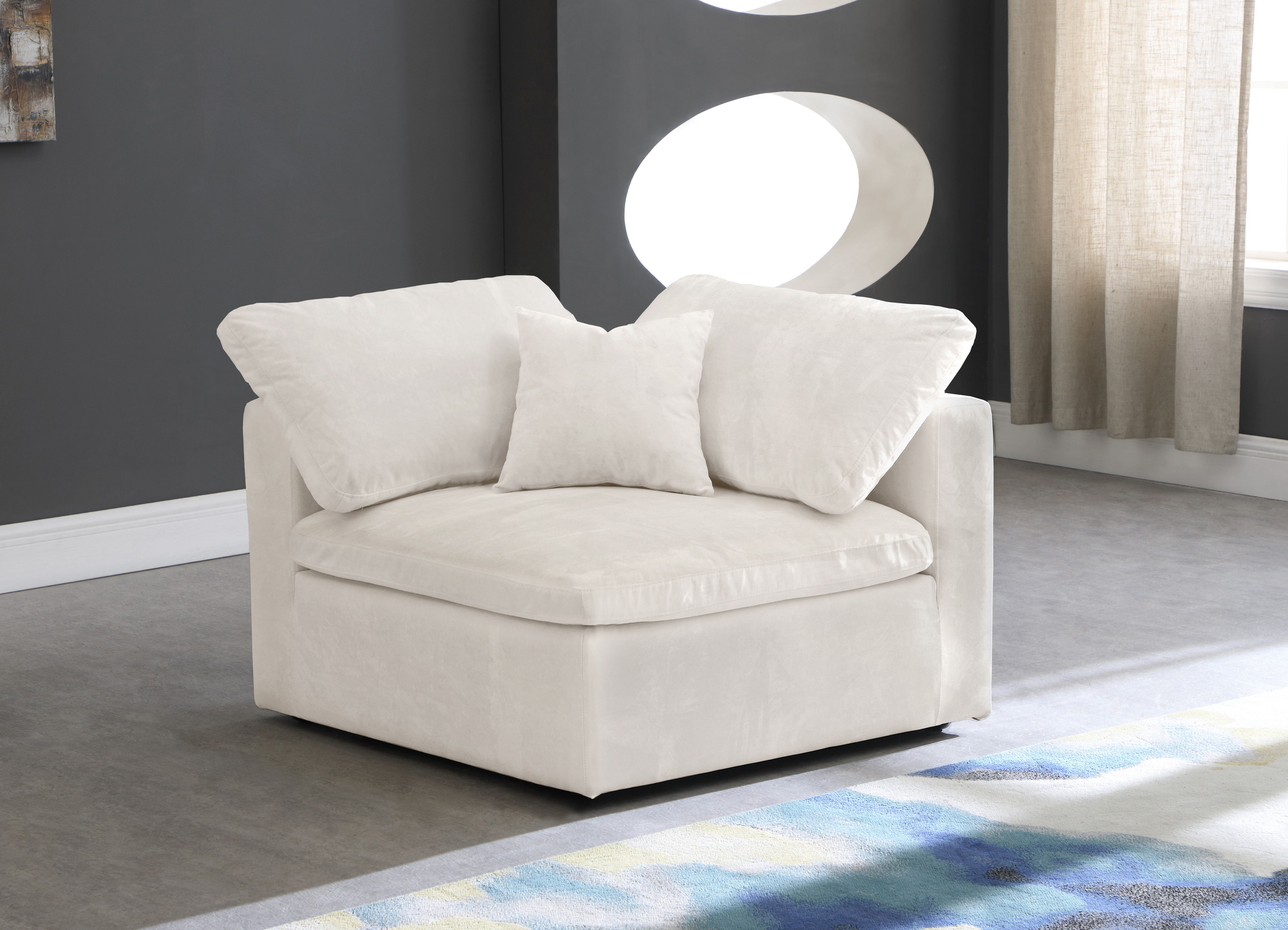 Cozy - Corner Chair - Cream
