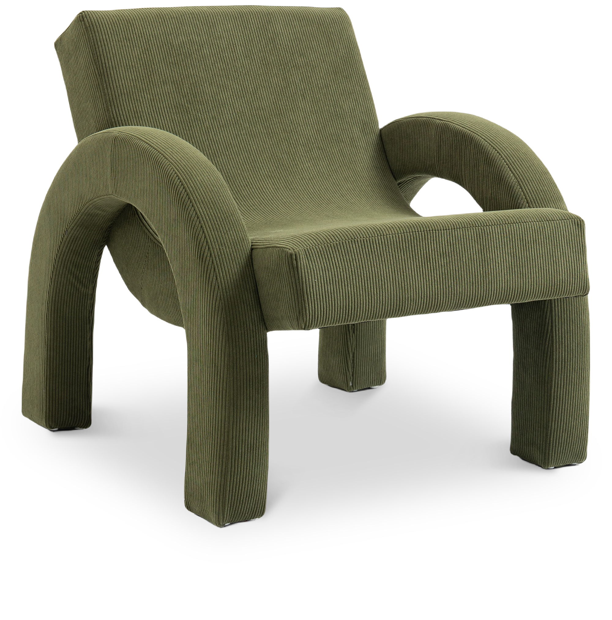 Corduroy - Accent Chair - Green